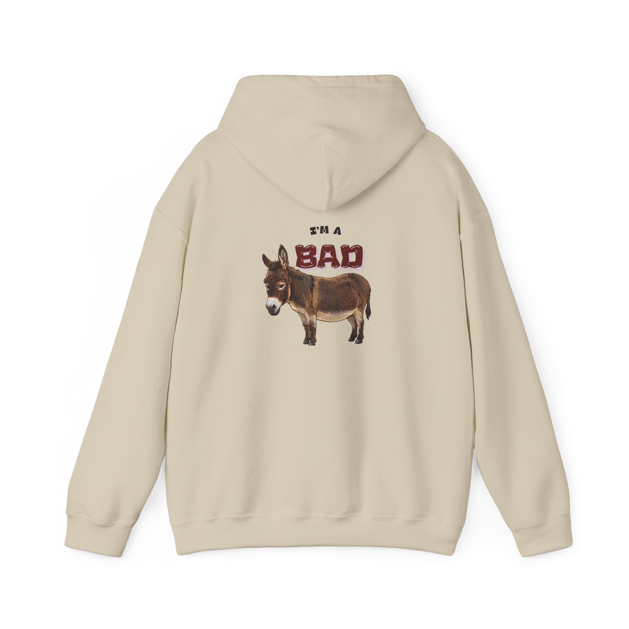 Bad Donkey Hoodie — Cute Donkey Graphic Pullover