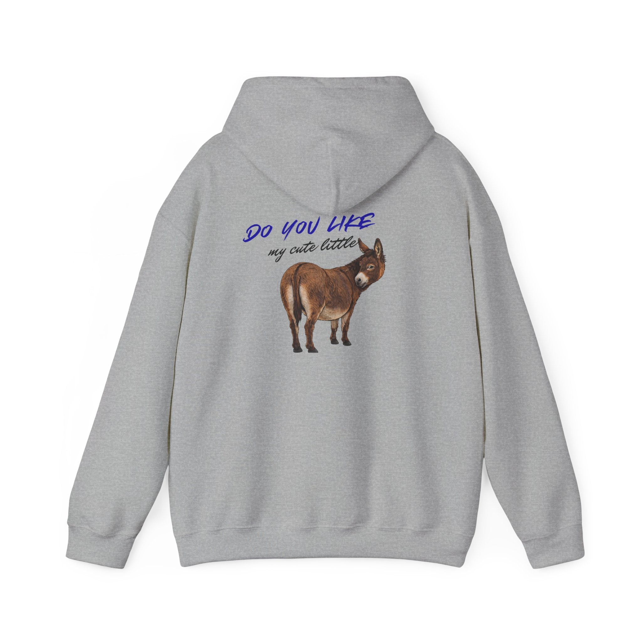 Hoodie — 'Do You Like My Cute Little?' Donkey Graphic Pullover