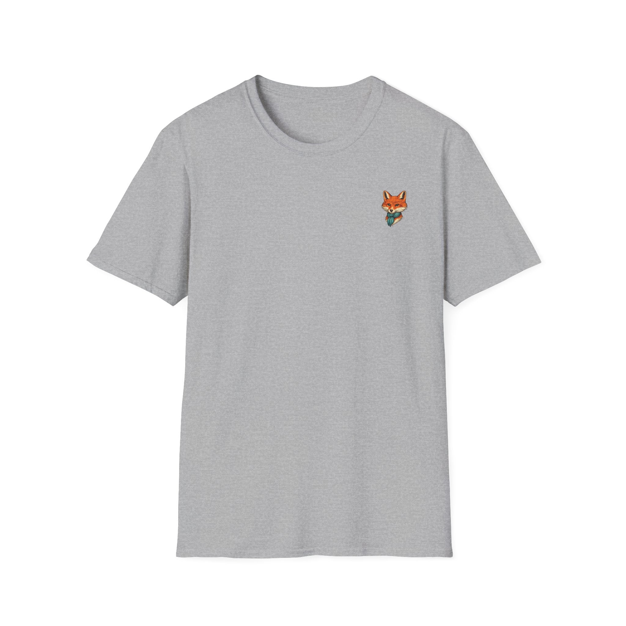 Fox Crest T-Shirt — Vintage Gentleman Fox Back Print