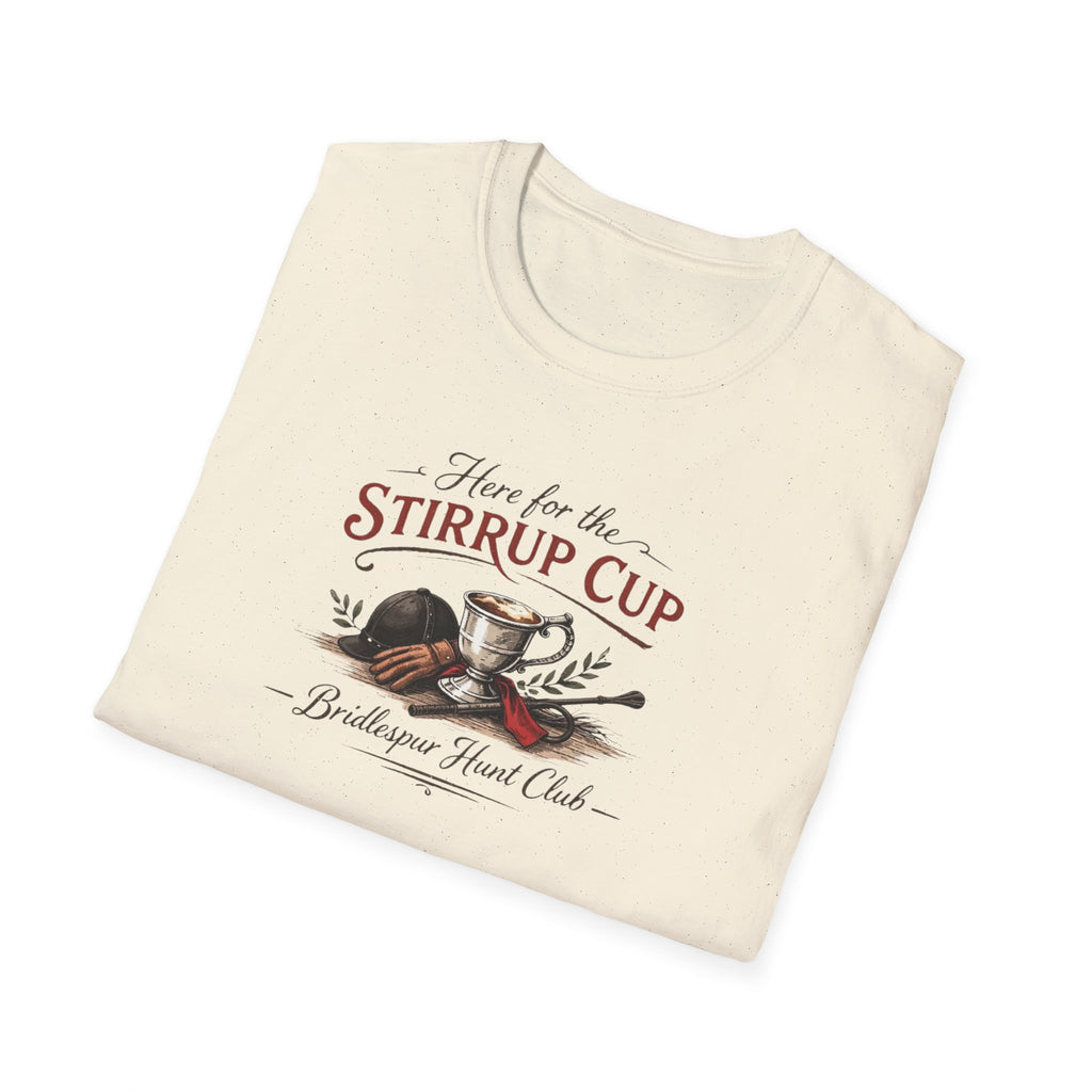 T-Shirt — 'Time for the Stirrup Cup' Fox & Hound Field Shirt