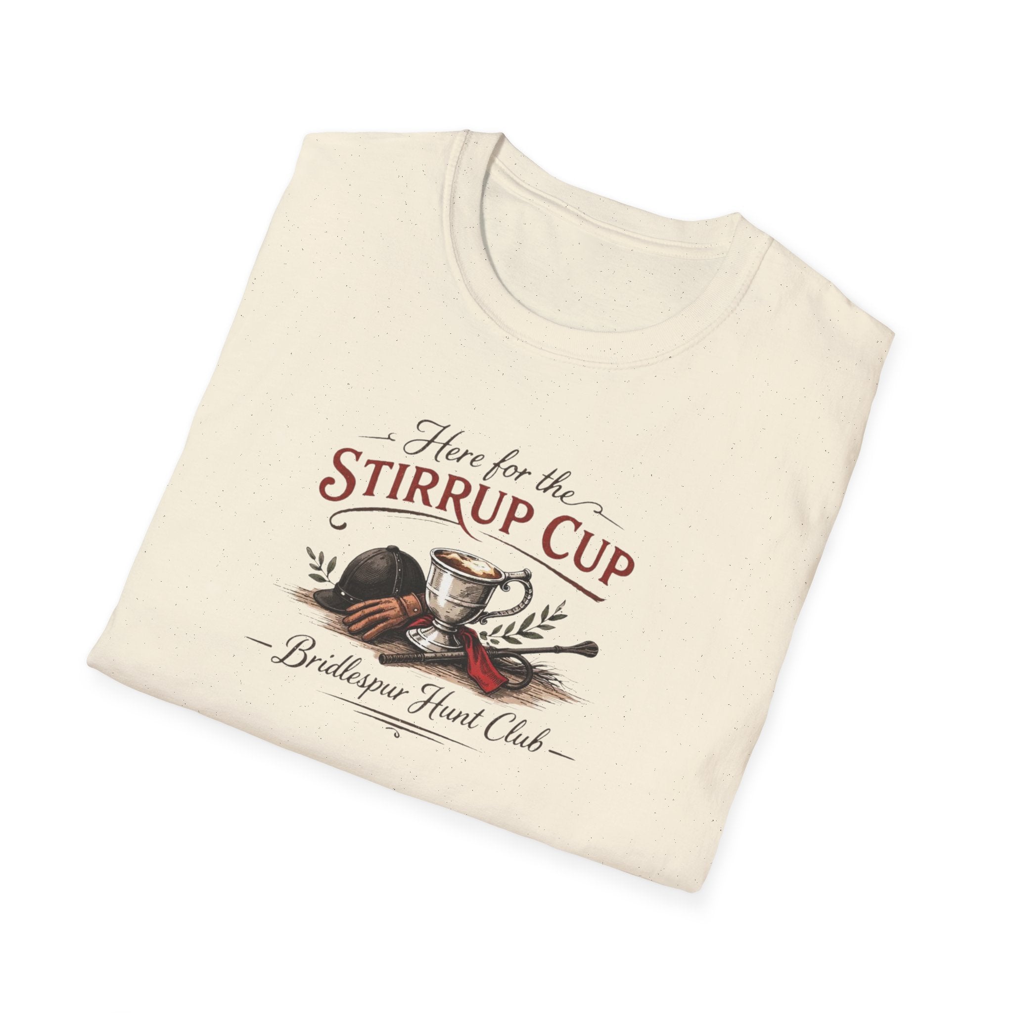 T-Shirt — 'Time for the Stirrup Cup' Fox & Hound Field Shirt