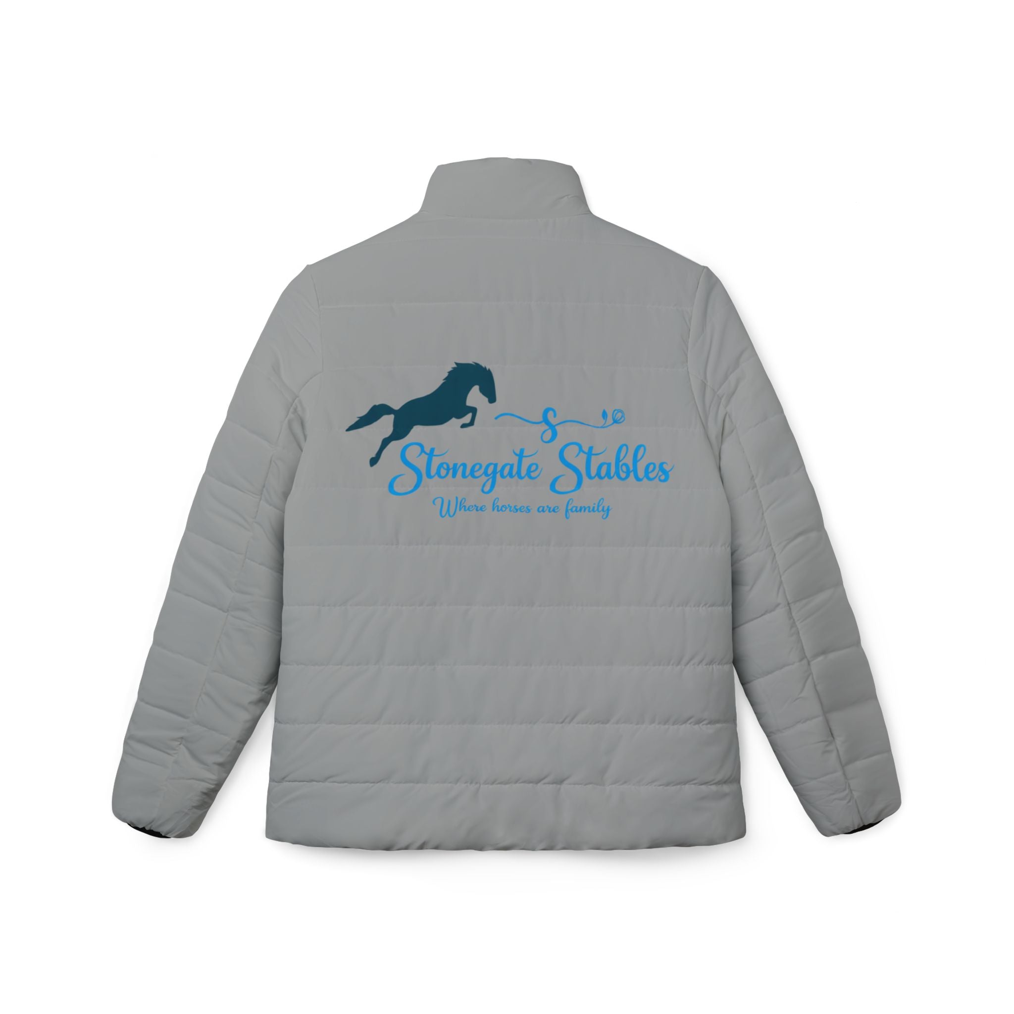 Puffer Jacket - Stonegate Stables Logo