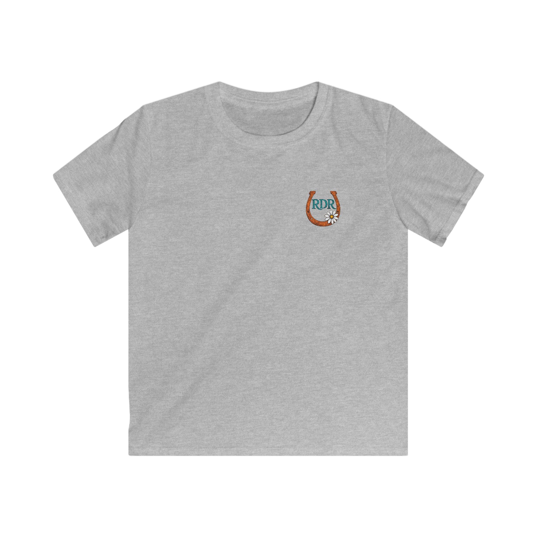 Kids Tee — RDR logo front & Follow me down the trail to with logo on back