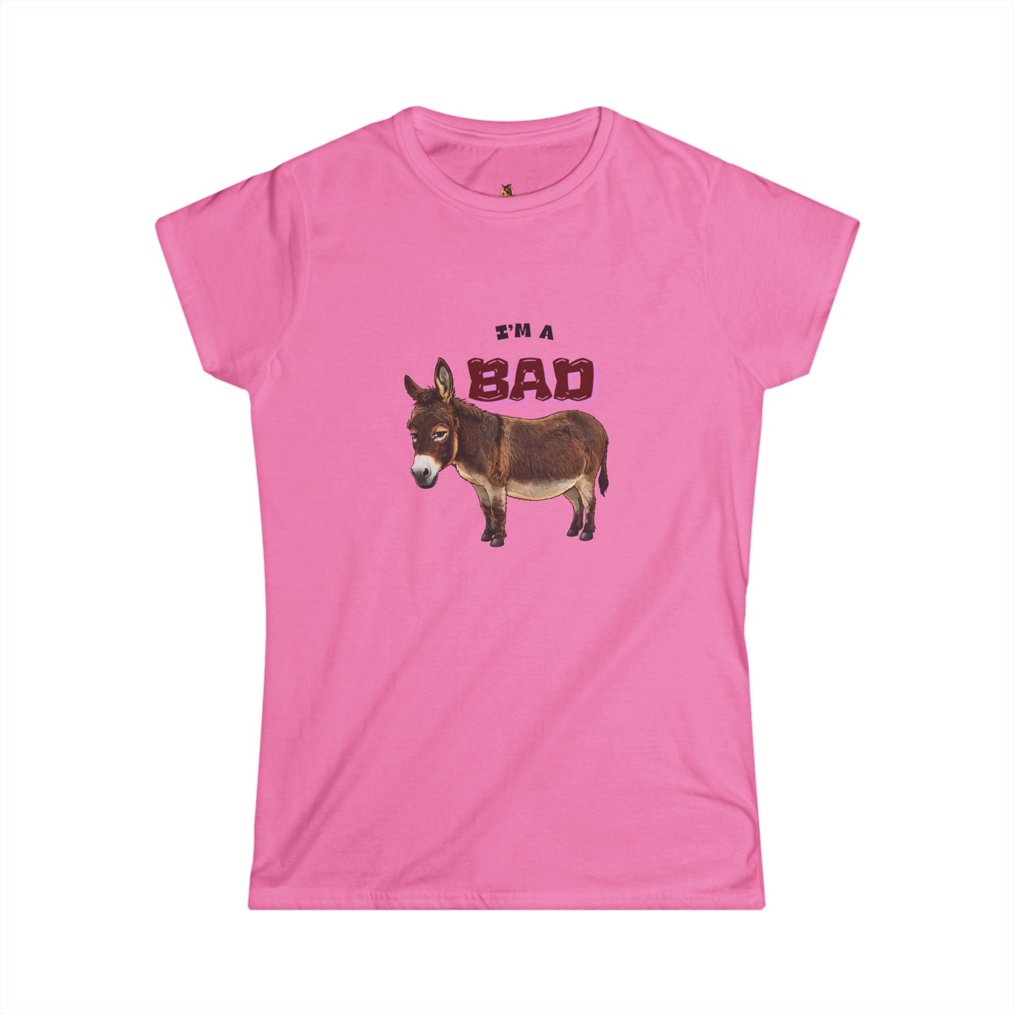 I'm a Bad Donkey Women's Tee — Funny Farm Animal Graphic Shirt