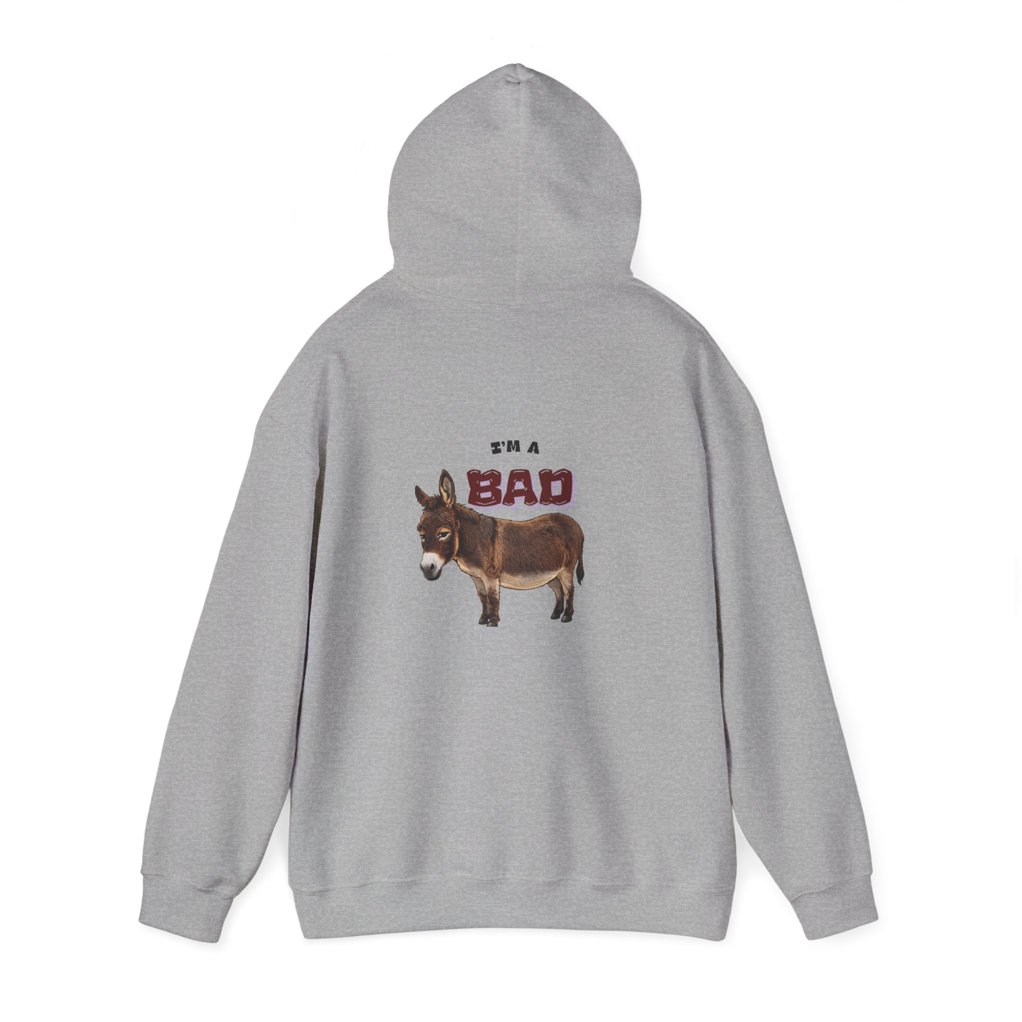 Bad Donkey Hoodie — Cute Donkey Graphic Pullover