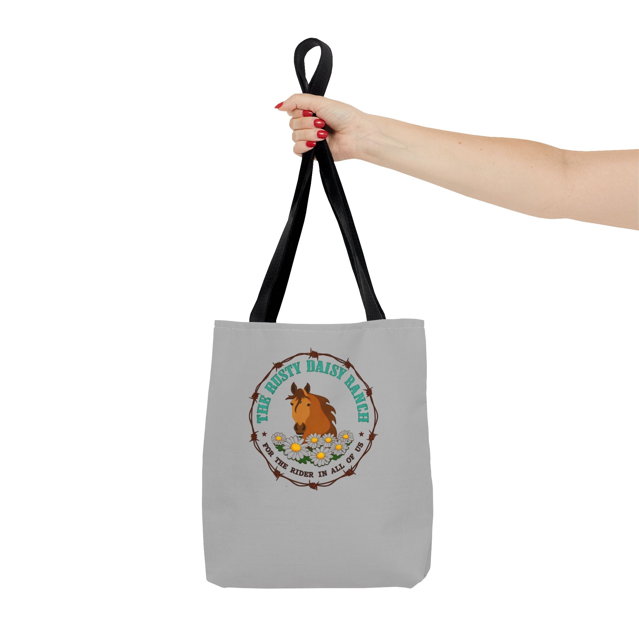 Rusty Daisy Ranch Horse Tote Bag