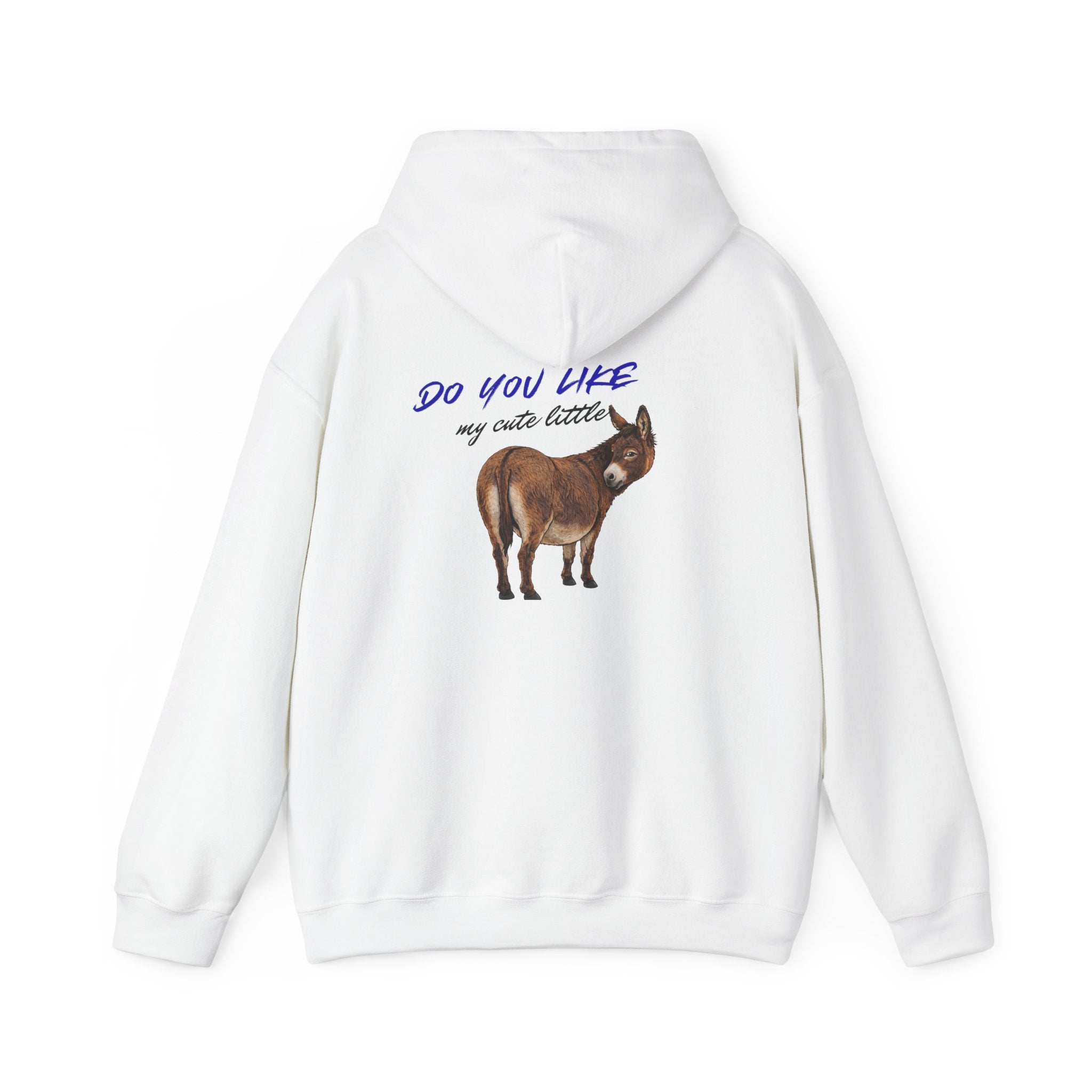 Hoodie — 'Do You Like My Cute Little?' Donkey Graphic Pullover