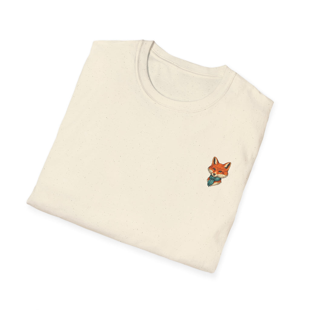 Fox Crest T-Shirt — Vintage Gentleman Fox Back Print