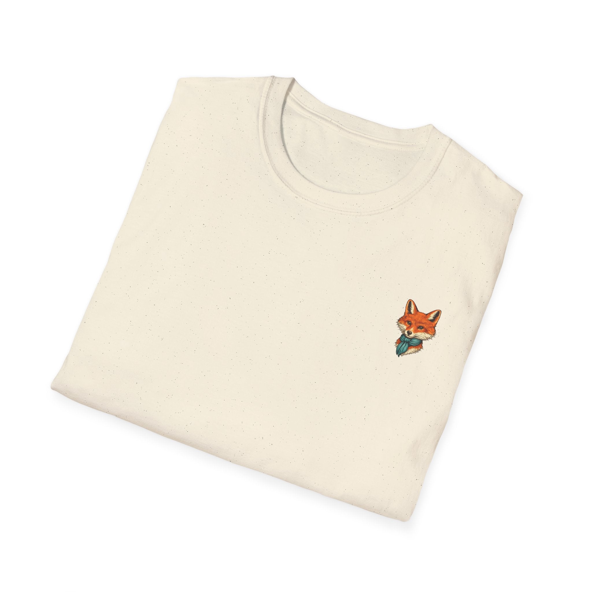 Fox Crest T-Shirt — Vintage Gentleman Fox Back Print