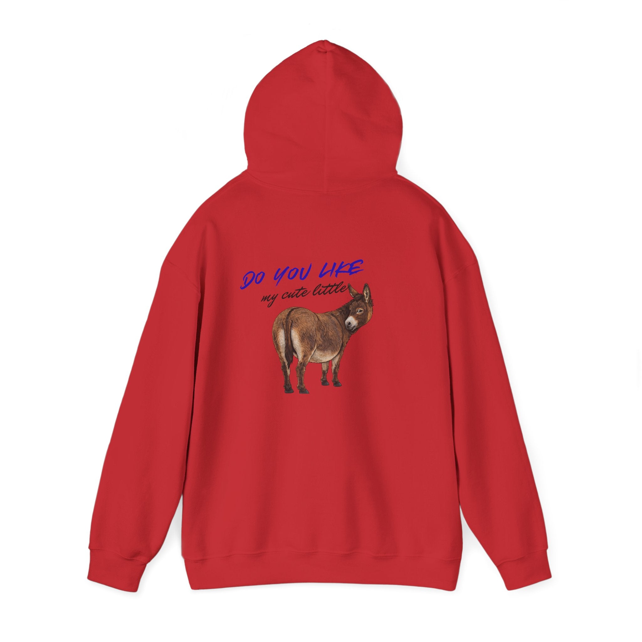 Hoodie — 'Do You Like My Cute Little?' Donkey Graphic Pullover