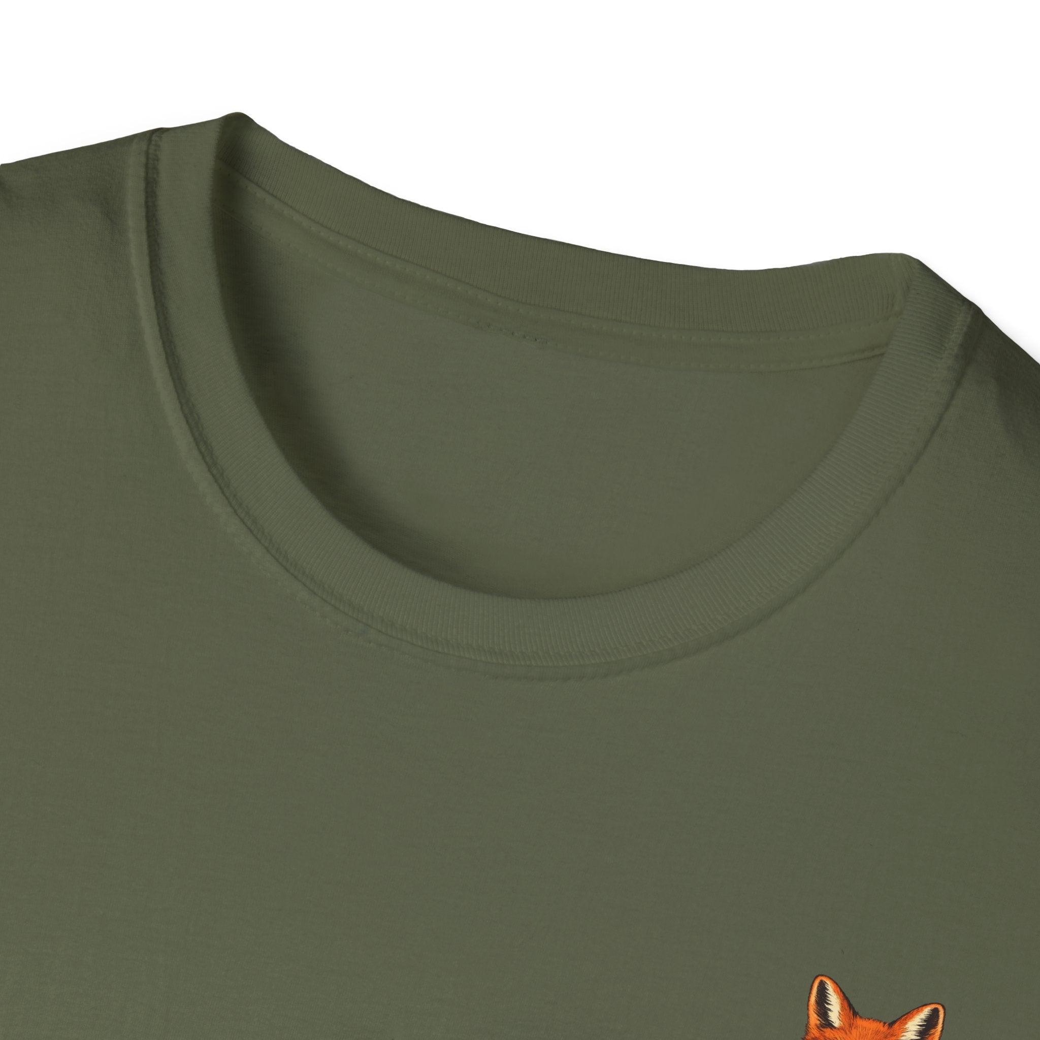 Fox Crest T-Shirt — Vintage Gentleman Fox Back Print