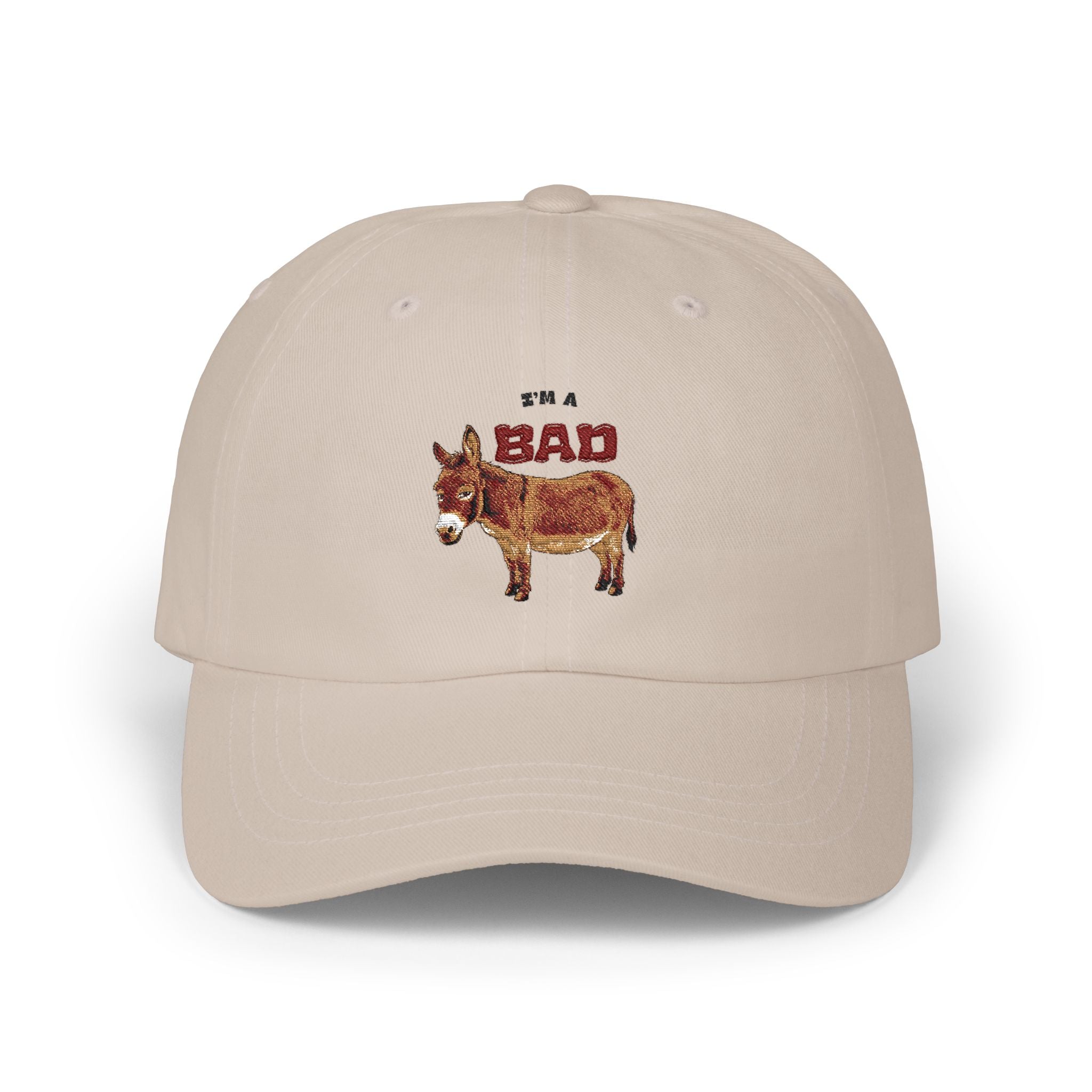 Dad Cap — "Bad" Donkey Embroidered Classic Hat