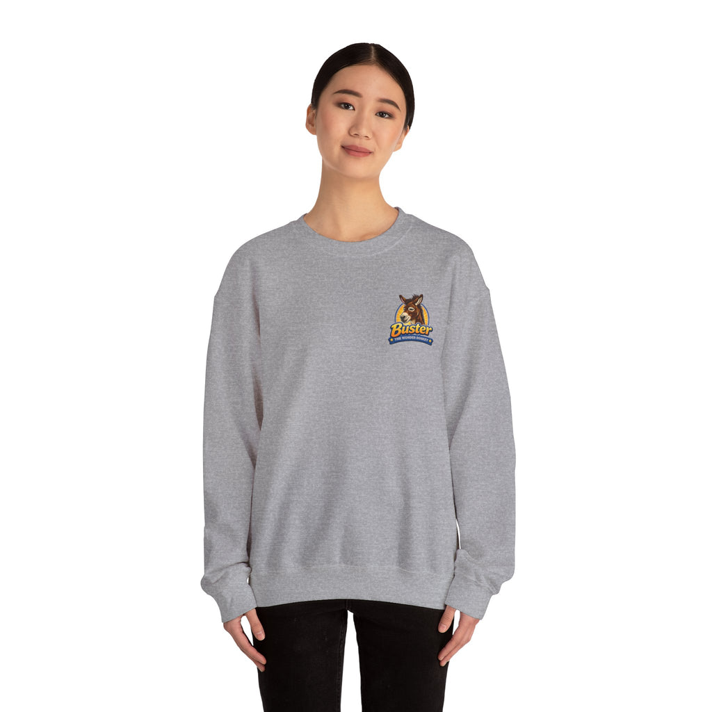 Buster the wonder donkey Logo Crewneck Sweatshirt
