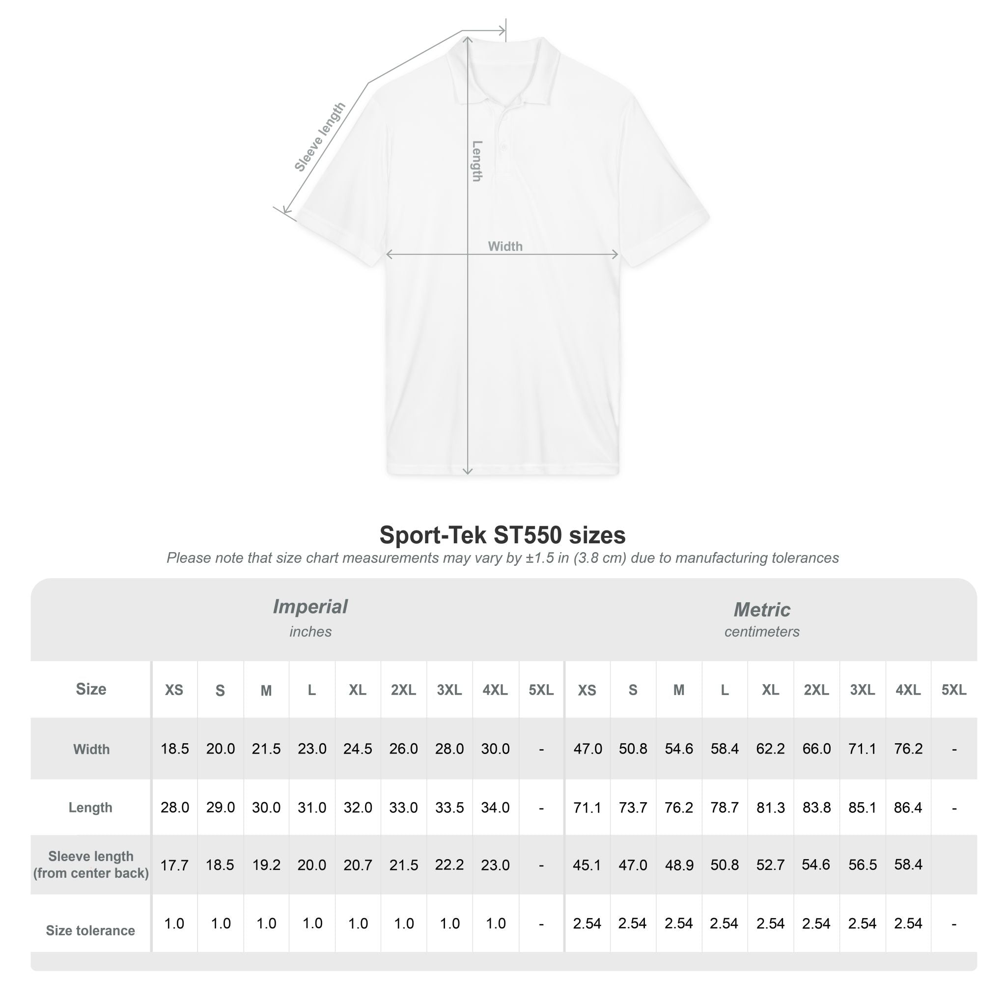 Performance Polo Shirt — RDR Logo