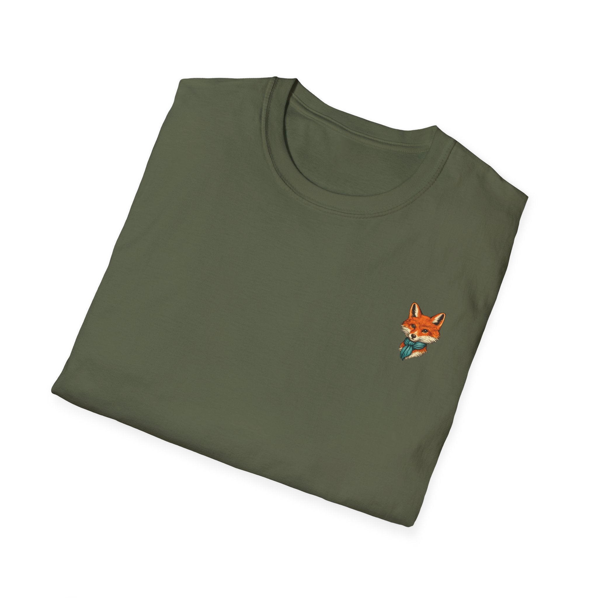 Fox Crest T-Shirt — Vintage Gentleman Fox Back Print