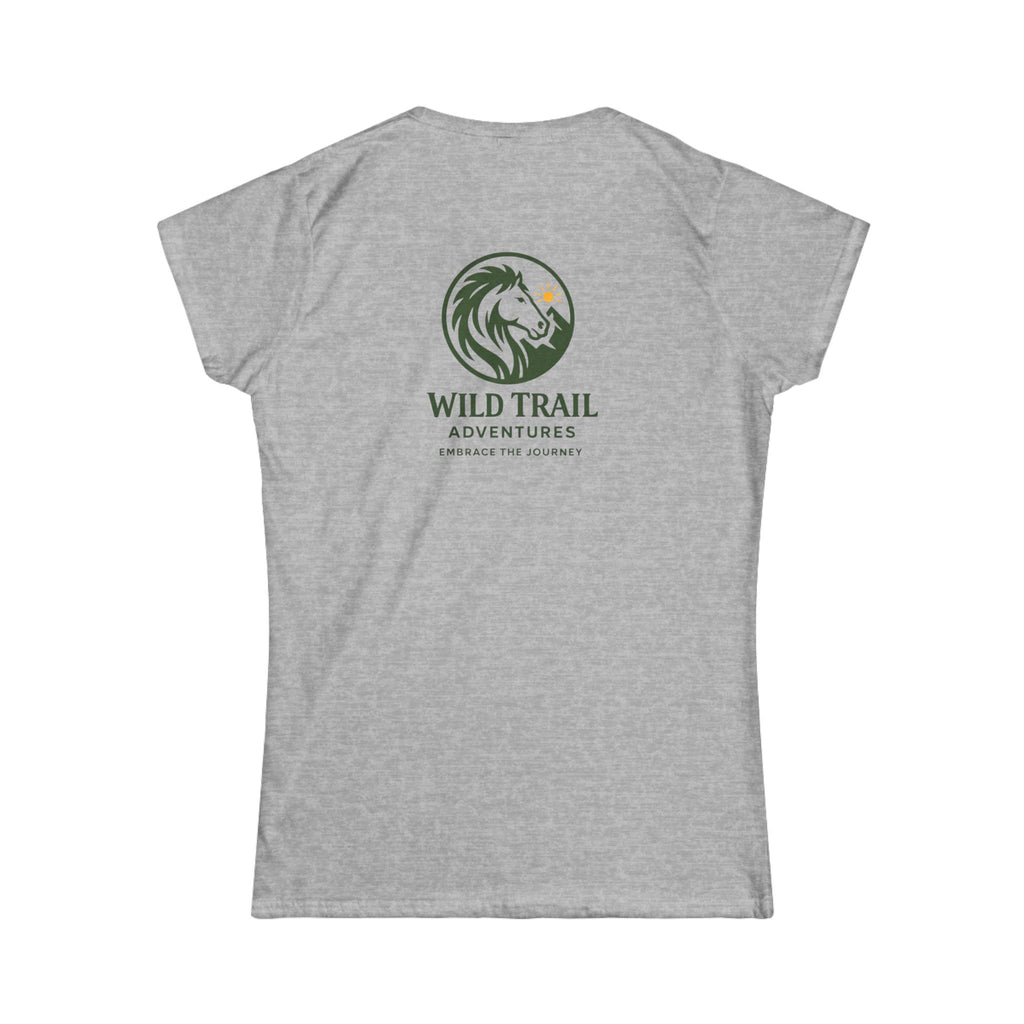 Women's Tee — Wild Trail Adventures Logo