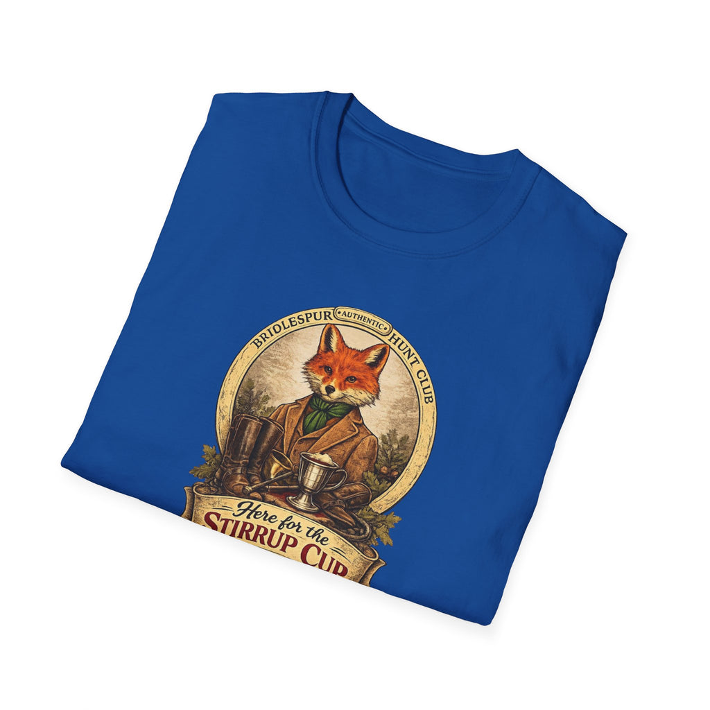 T-Shirt — "Stirrup Cup" Rustic Fox Tee