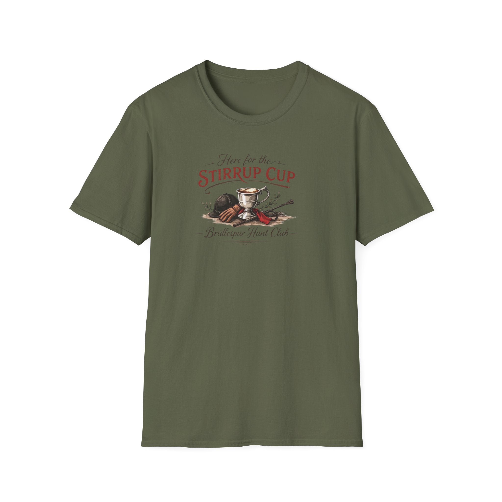 T-Shirt — 'Time for the Stirrup Cup' Fox & Hound Field Shirt