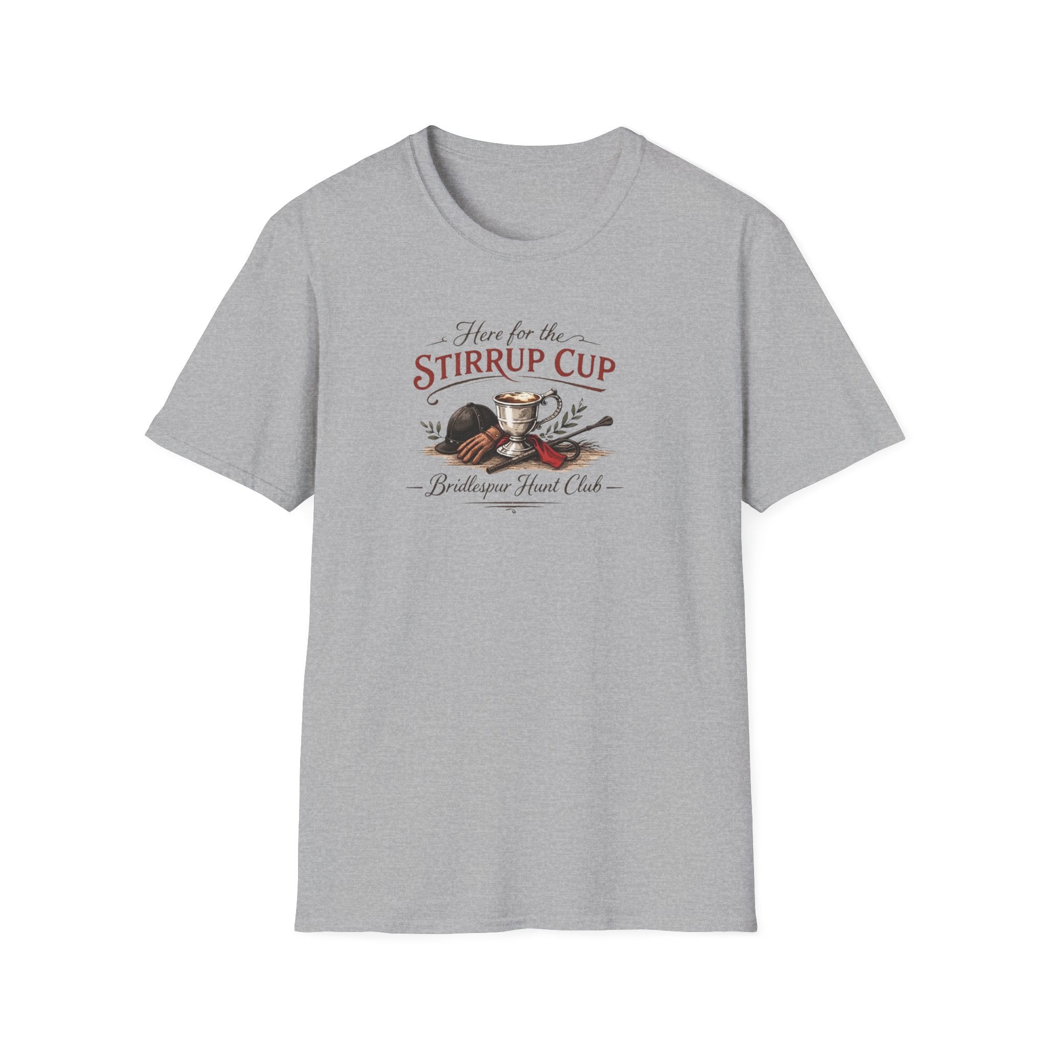 T-Shirt — 'Time for the Stirrup Cup' Fox & Hound Field Shirt