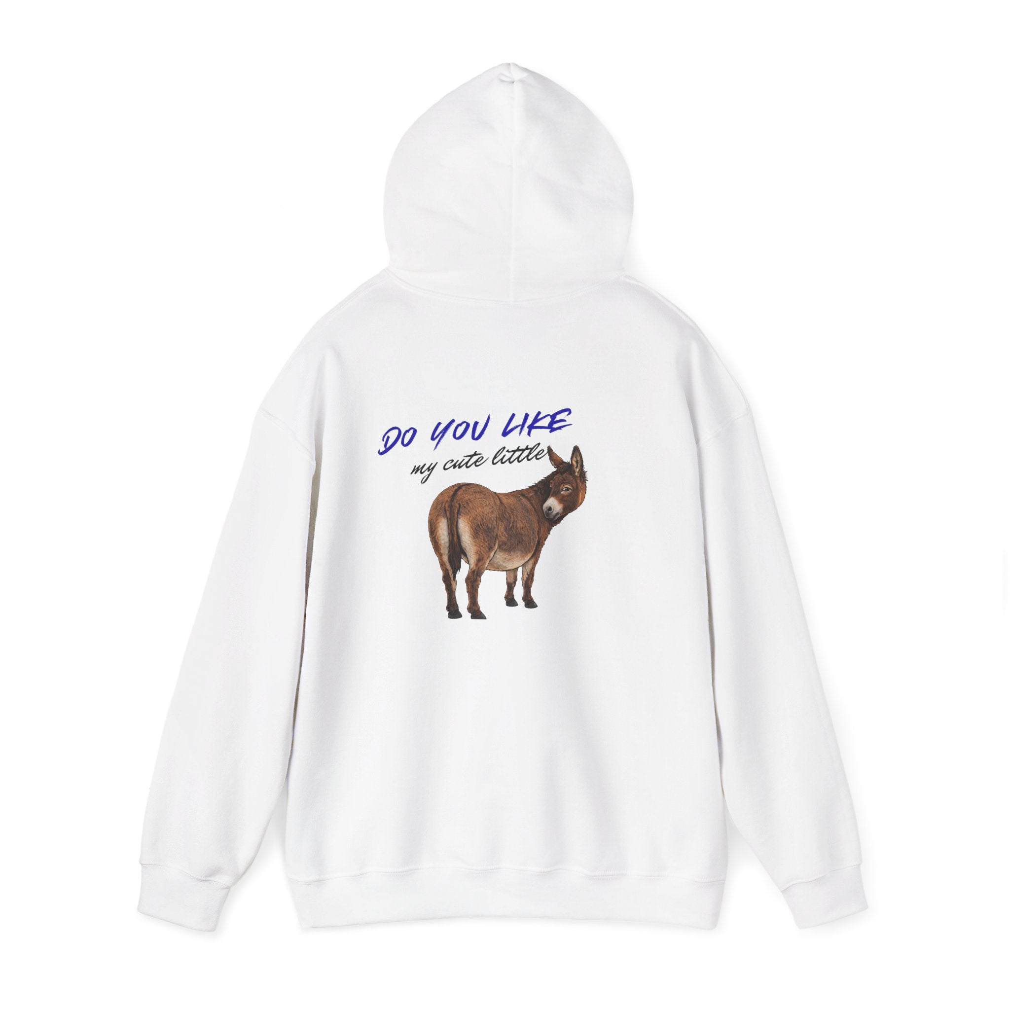 Hoodie — 'Do You Like My Cute Little?' Donkey Graphic Pullover