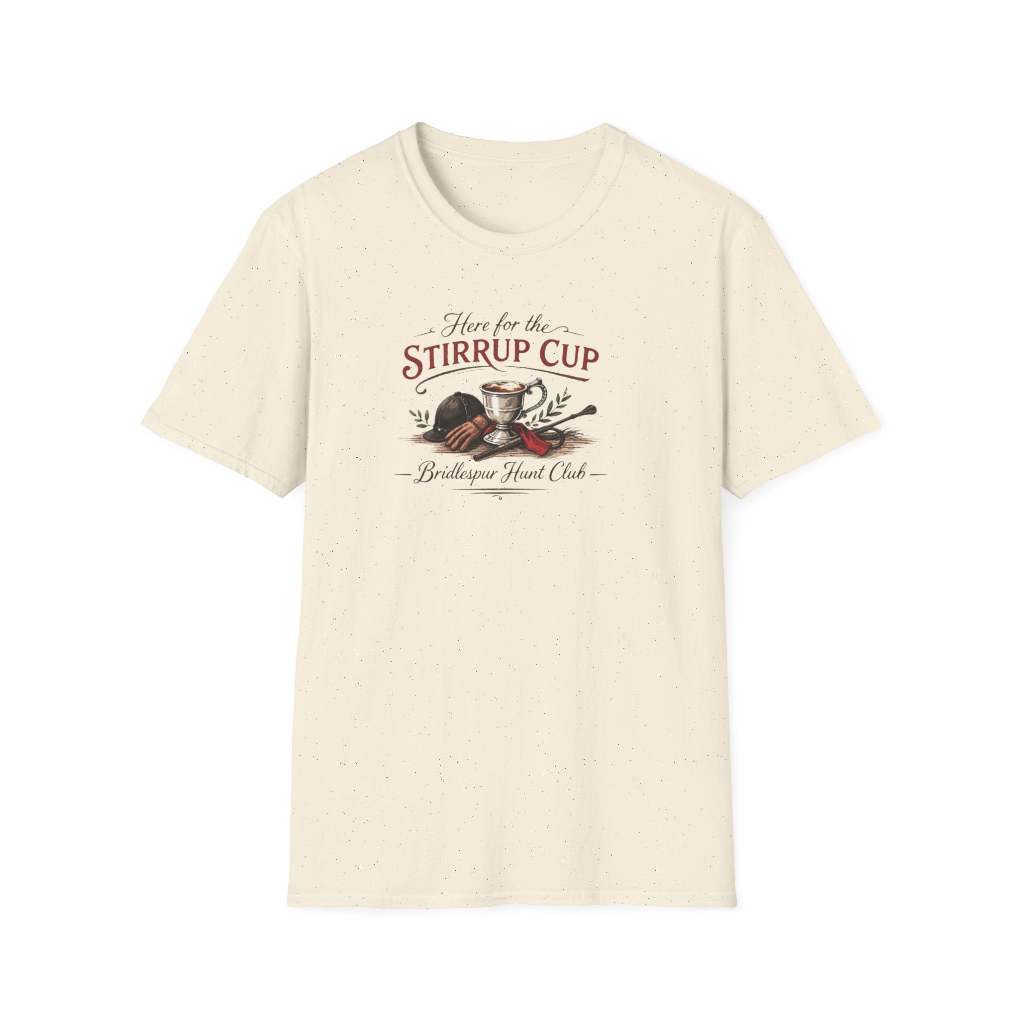T-Shirt — 'Time for the Stirrup Cup' Fox & Hound Field Shirt