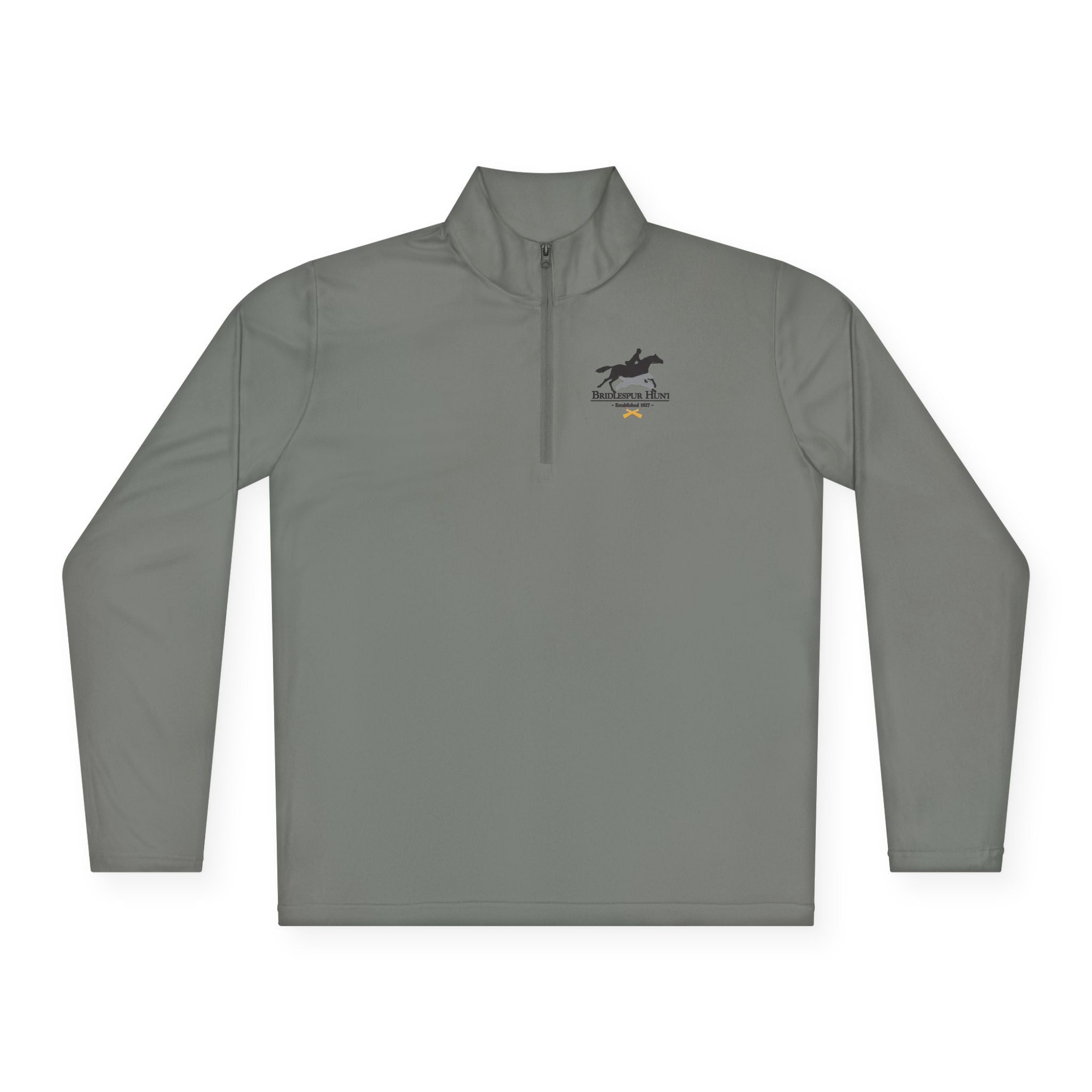 Unisex Quarter-Zip Pullover with Bridlespur logo