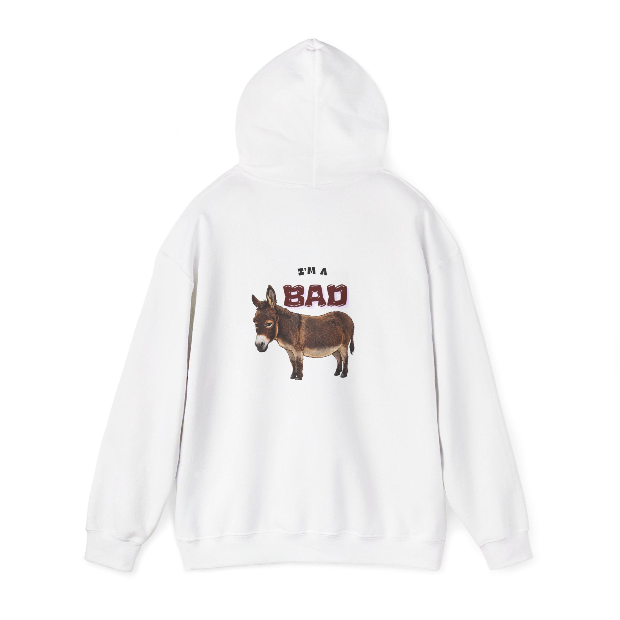 Bad Donkey Hoodie — Cute Donkey Graphic Pullover