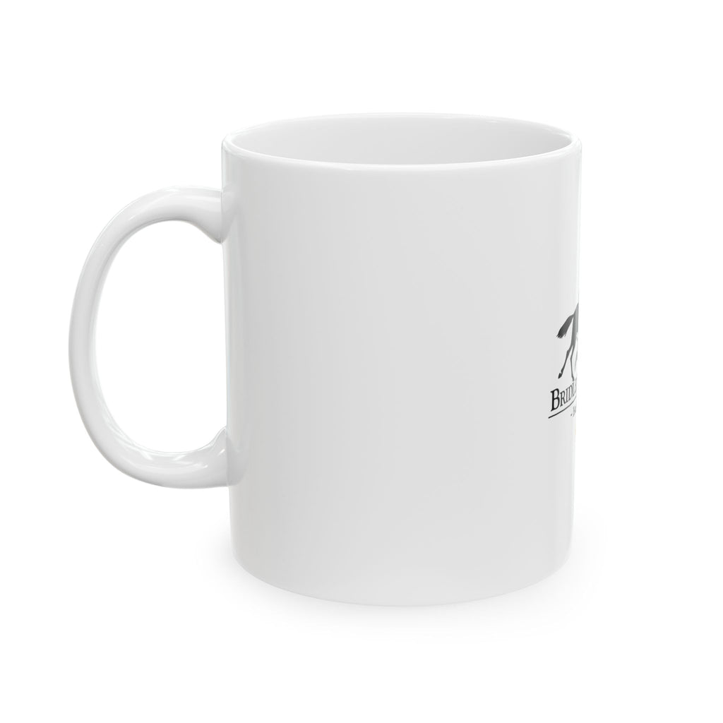 Bridlespur Hunt Ceramic Mug – Equestrian Horse Riding Logo Coffee Cup (11oz/15oz)