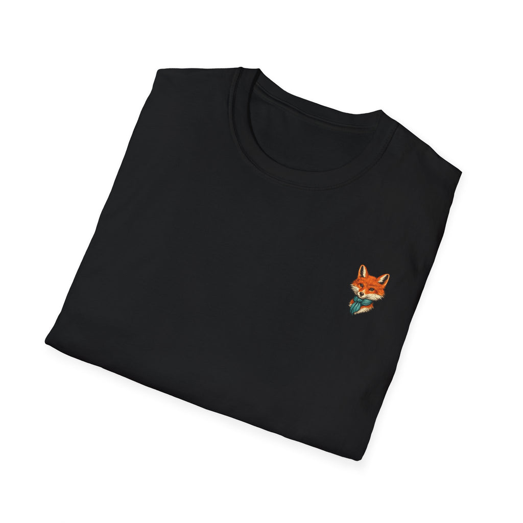 Fox Crest T-Shirt — Vintage Gentleman Fox Back Print