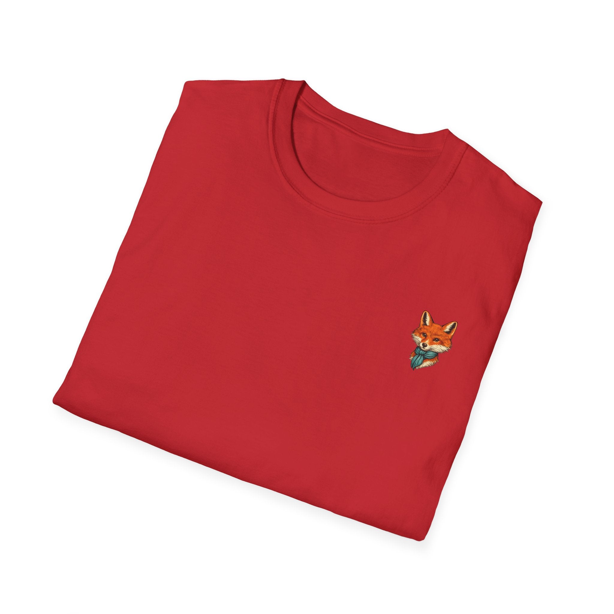 Fox Crest T-Shirt — Vintage Gentleman Fox Back Print