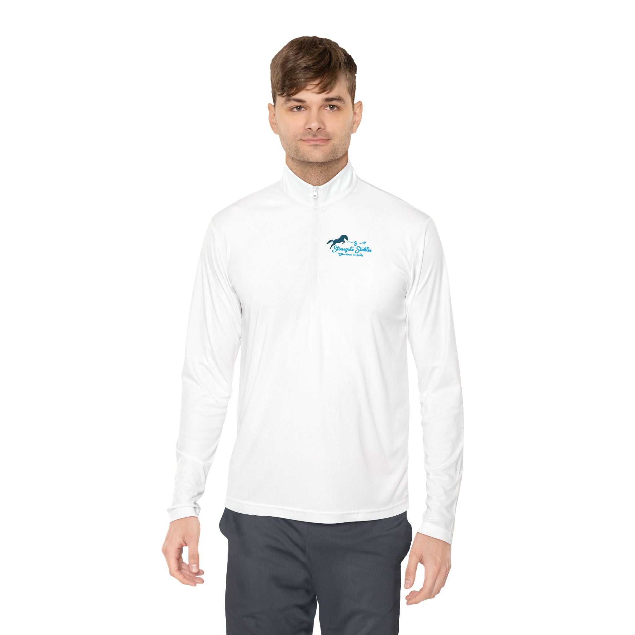 Quarter-Zip Pullover — Stonegate logo
