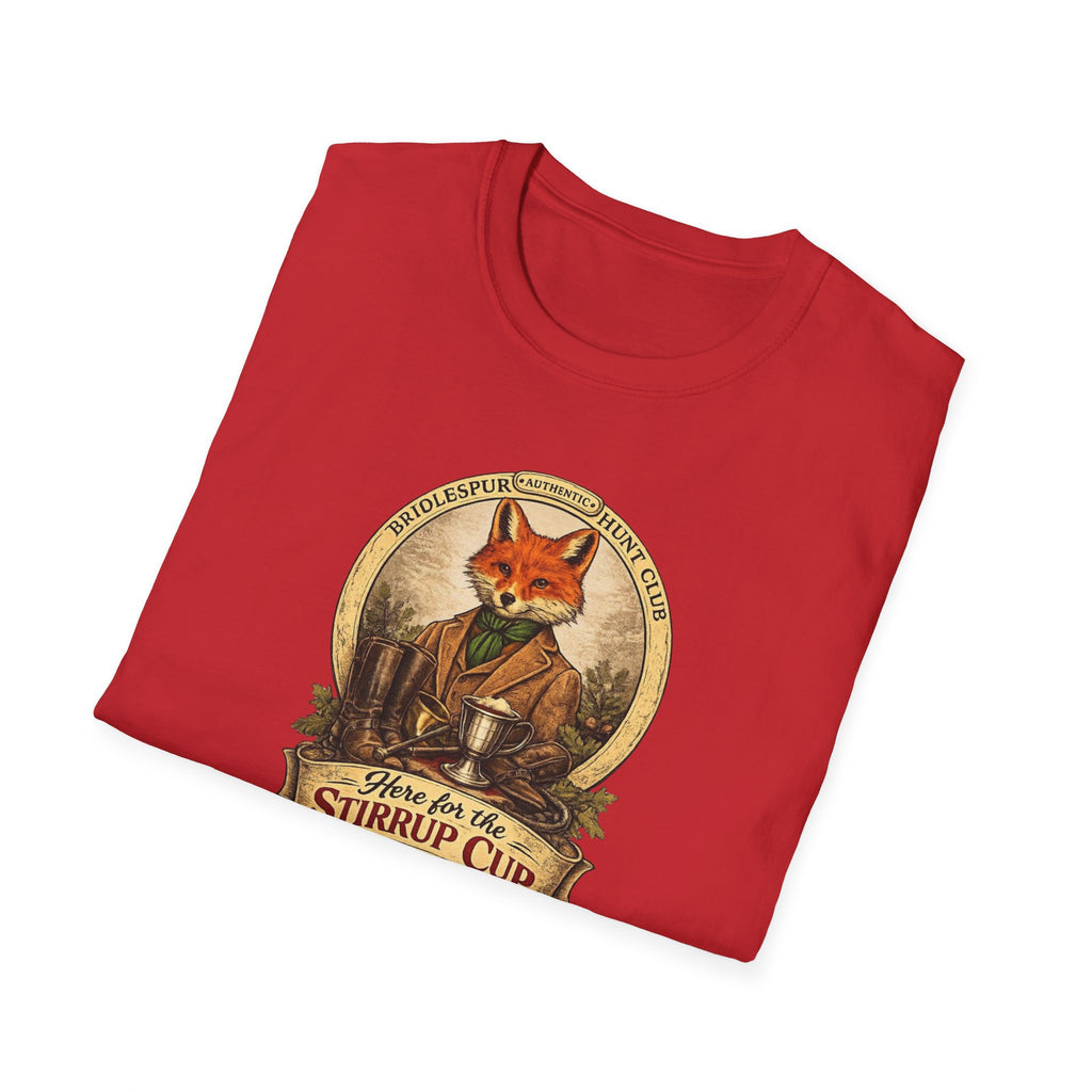 T-Shirt — "Stirrup Cup" Rustic Fox Tee