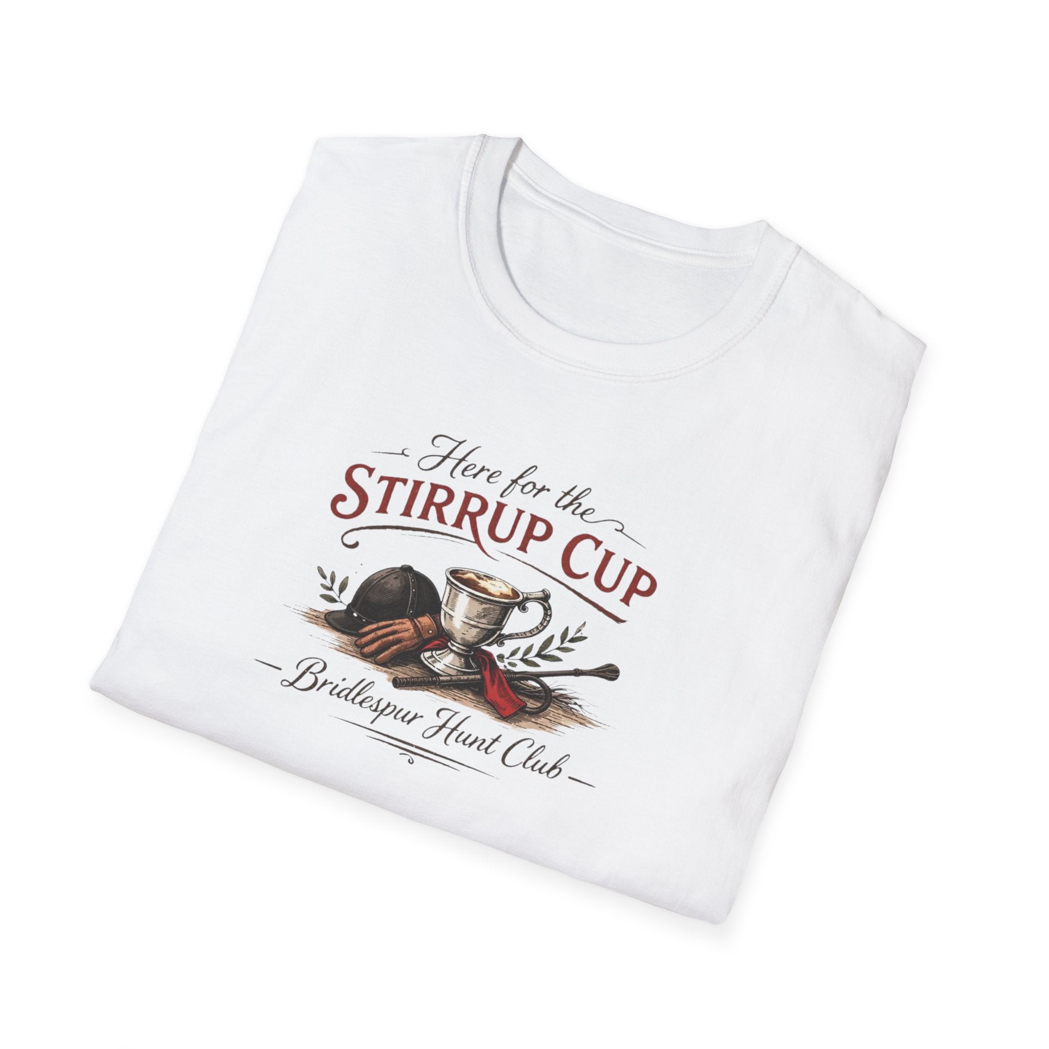T-Shirt — 'Time for the Stirrup Cup' Fox & Hound Field Shirt
