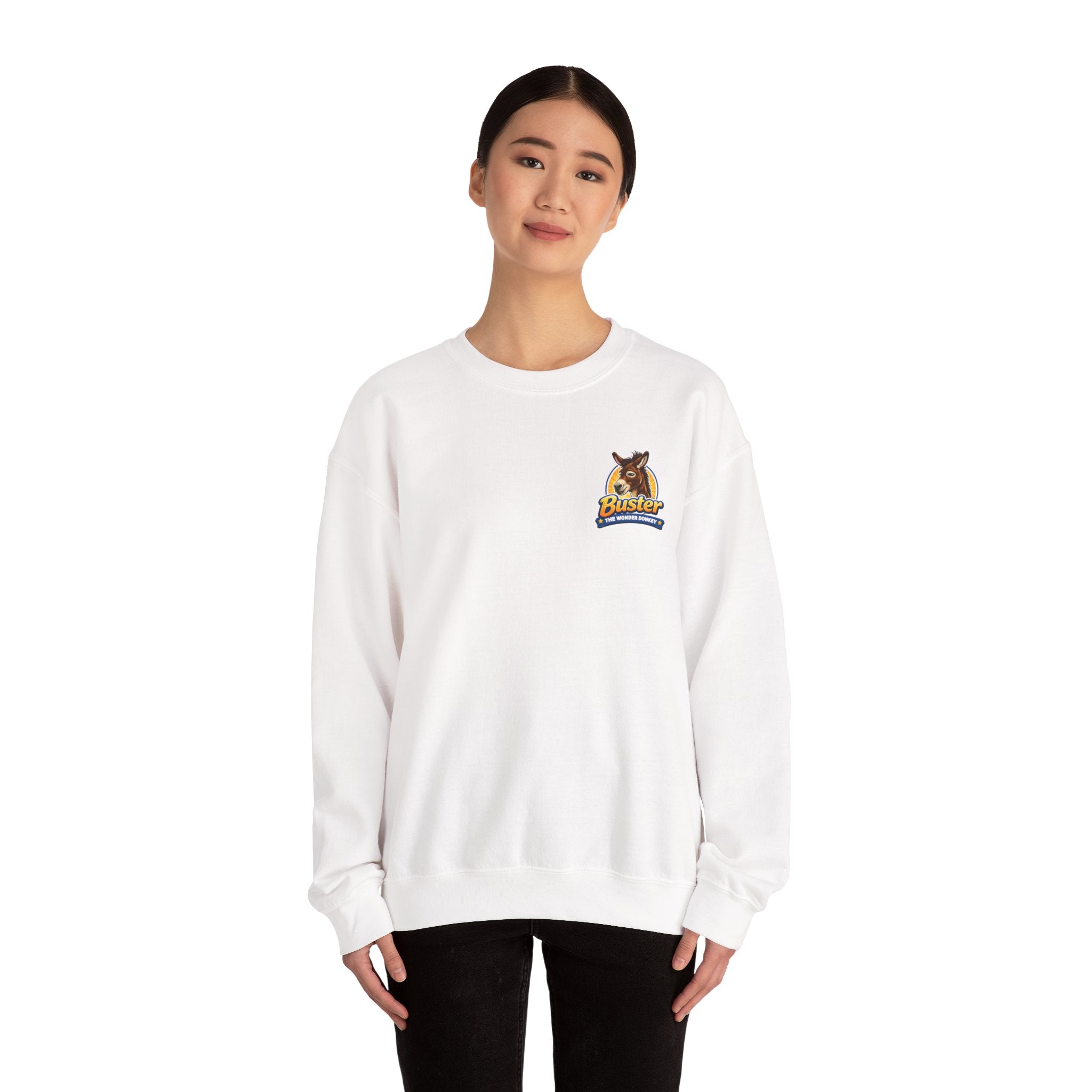 Buster the wonder donkey Logo Crewneck Sweatshirt