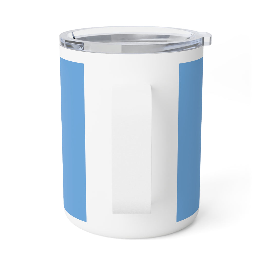 Horse Jumping Insulated Coffee Mug — Bridlespur Hunt Logo (10 oz)