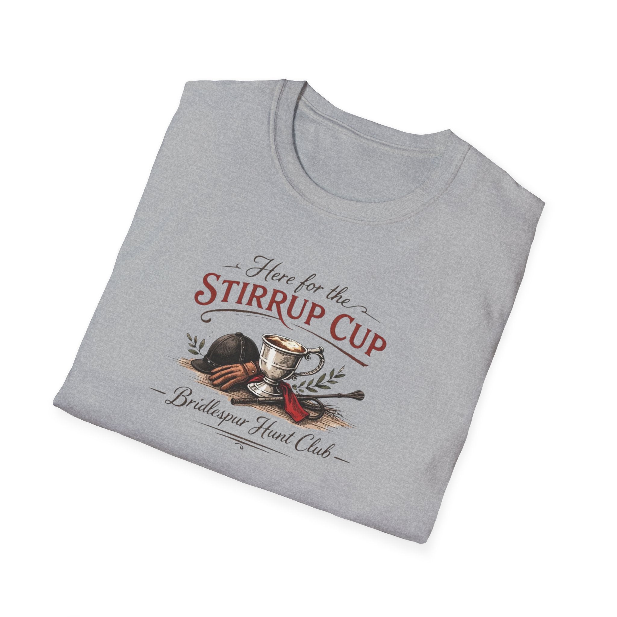 T-Shirt — 'Time for the Stirrup Cup' Fox & Hound Field Shirt