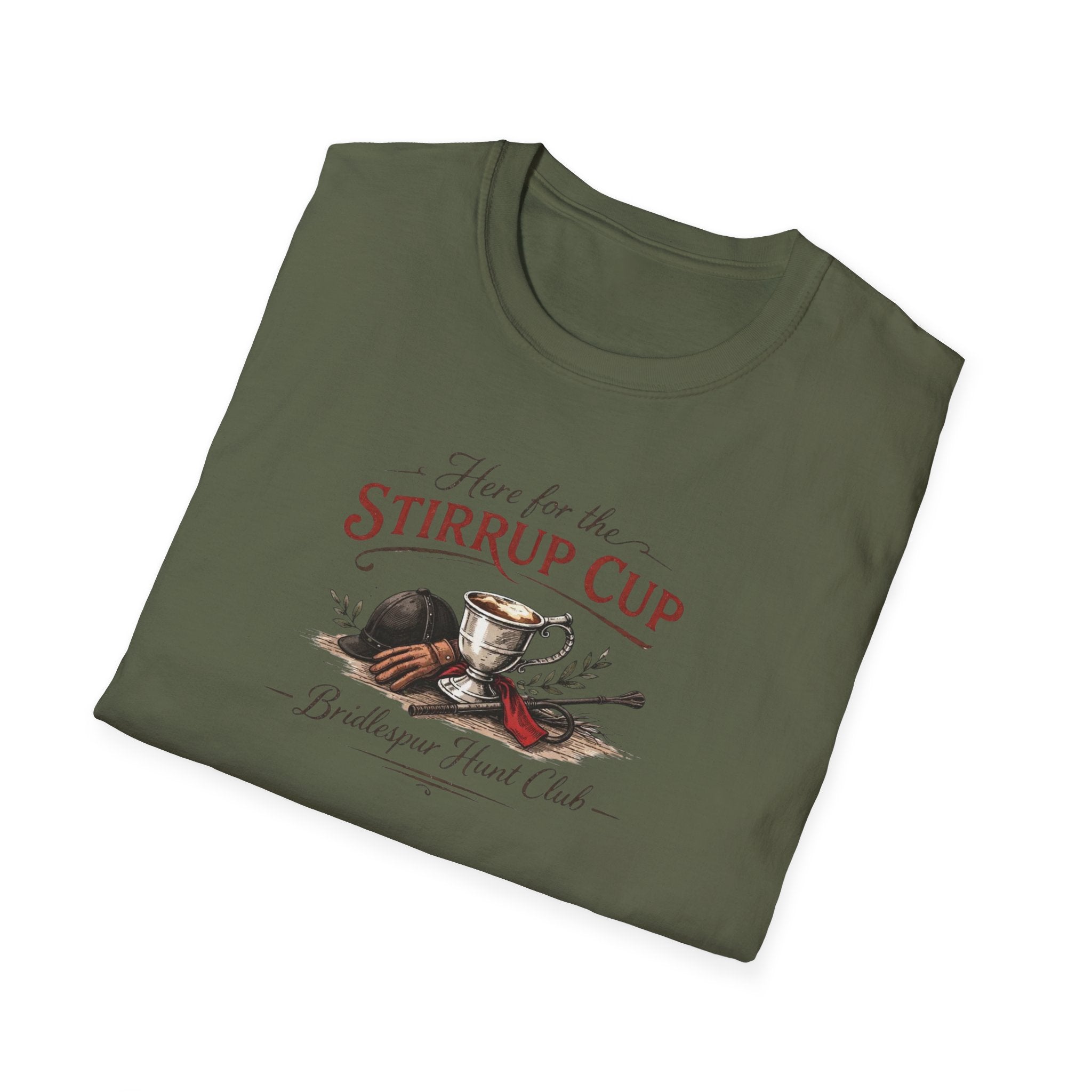 T-Shirt — 'Time for the Stirrup Cup' Fox & Hound Field Shirt