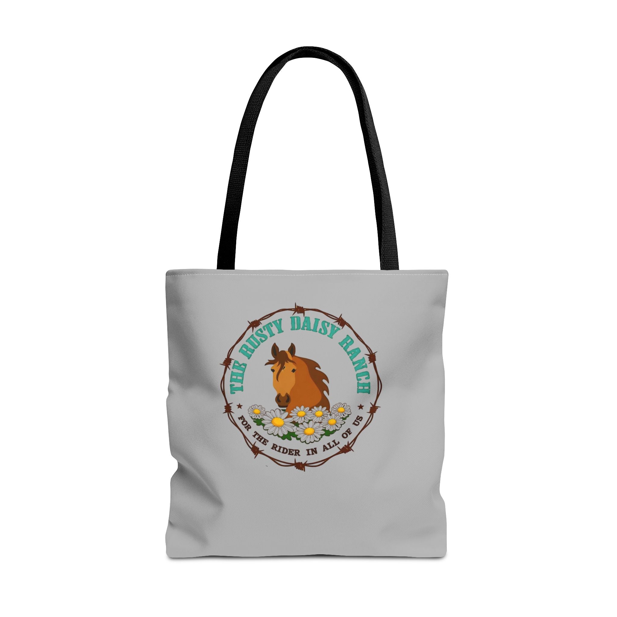 Rusty Daisy Ranch Horse Tote Bag
