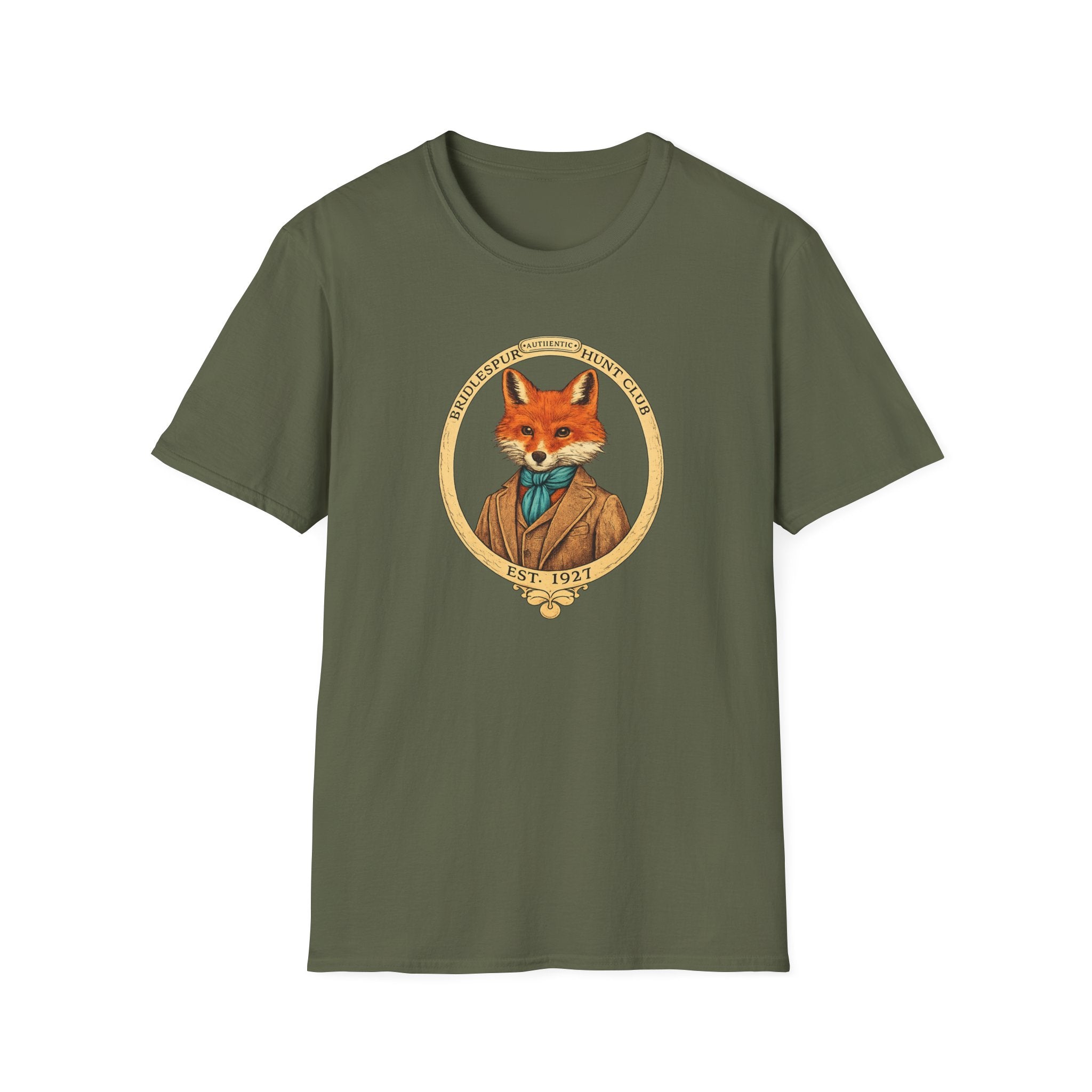 T‑Shirt — Vintage Dressed Fox Illustration (Est. 1921)