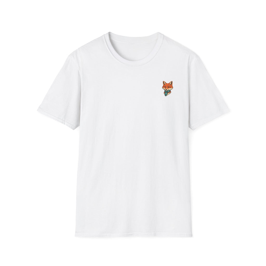 Fox Crest T-Shirt — Vintage Gentleman Fox Back Print