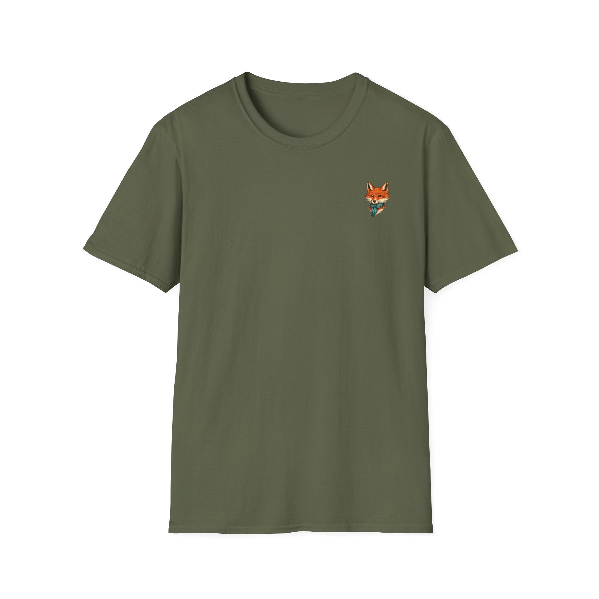 Fox Crest T-Shirt — Vintage Gentleman Fox Back Print
