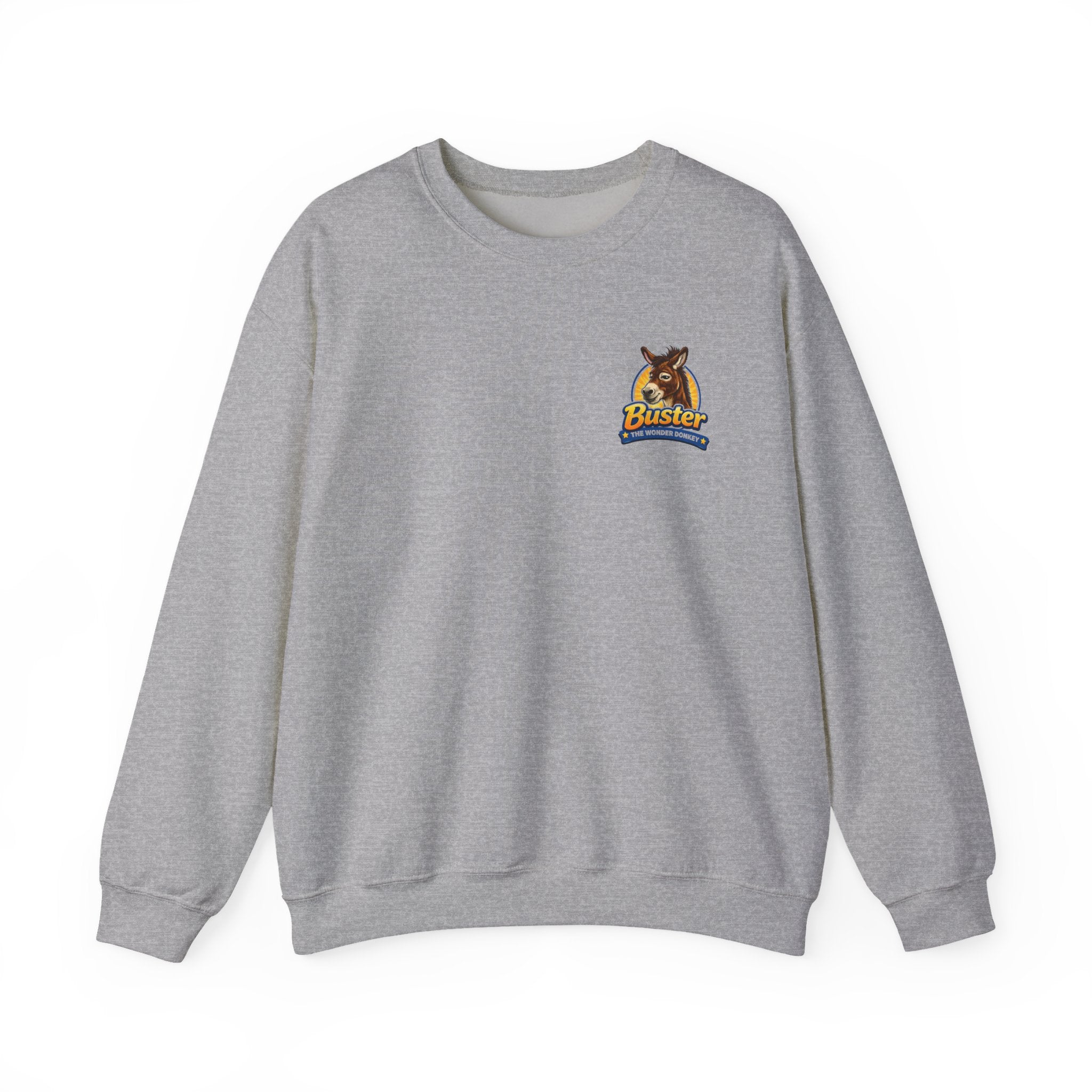 Buster the wonder donkey Logo Crewneck Sweatshirt