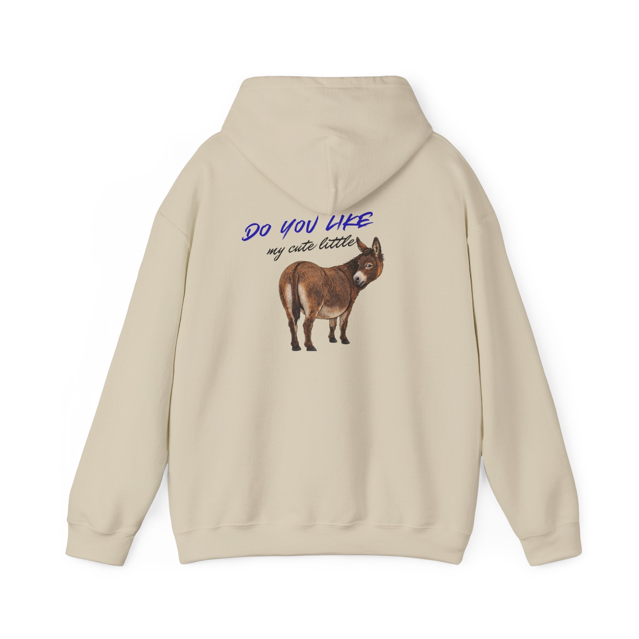 Hoodie — 'Do You Like My Cute Little?' Donkey Graphic Pullover