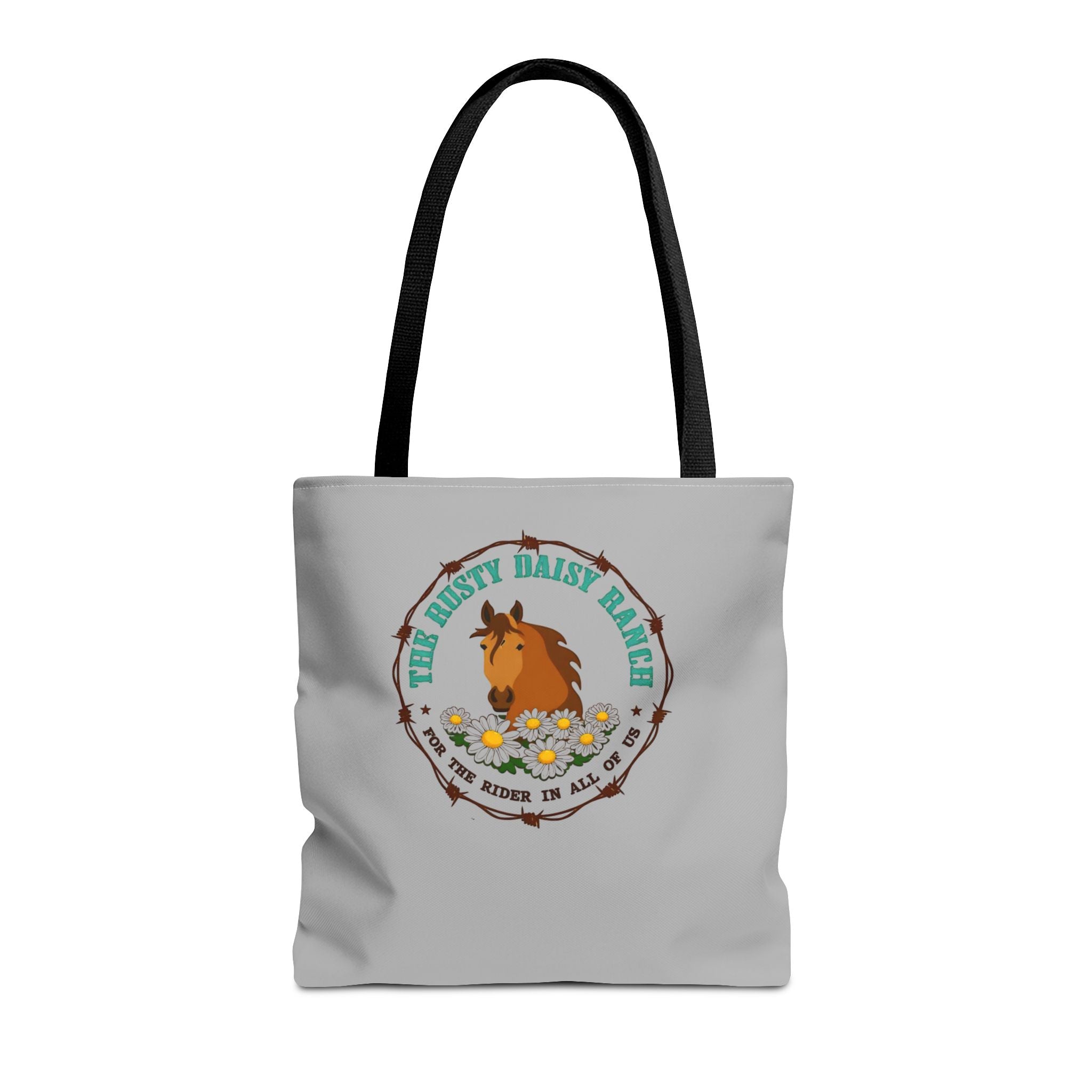 Rusty Daisy Ranch Horse Tote Bag