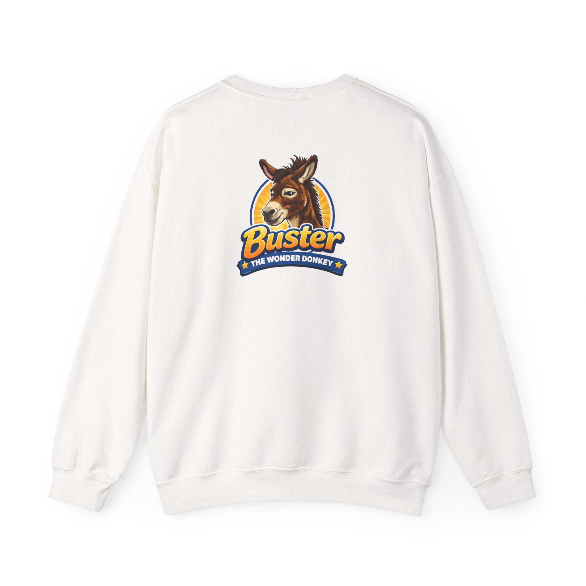 Buster the wonder donkey Logo Crewneck Sweatshirt