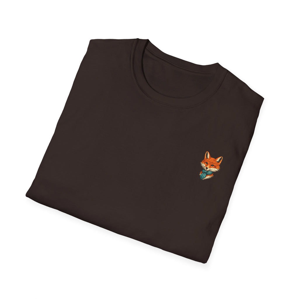 Fox Crest T-Shirt — Vintage Gentleman Fox Back Print