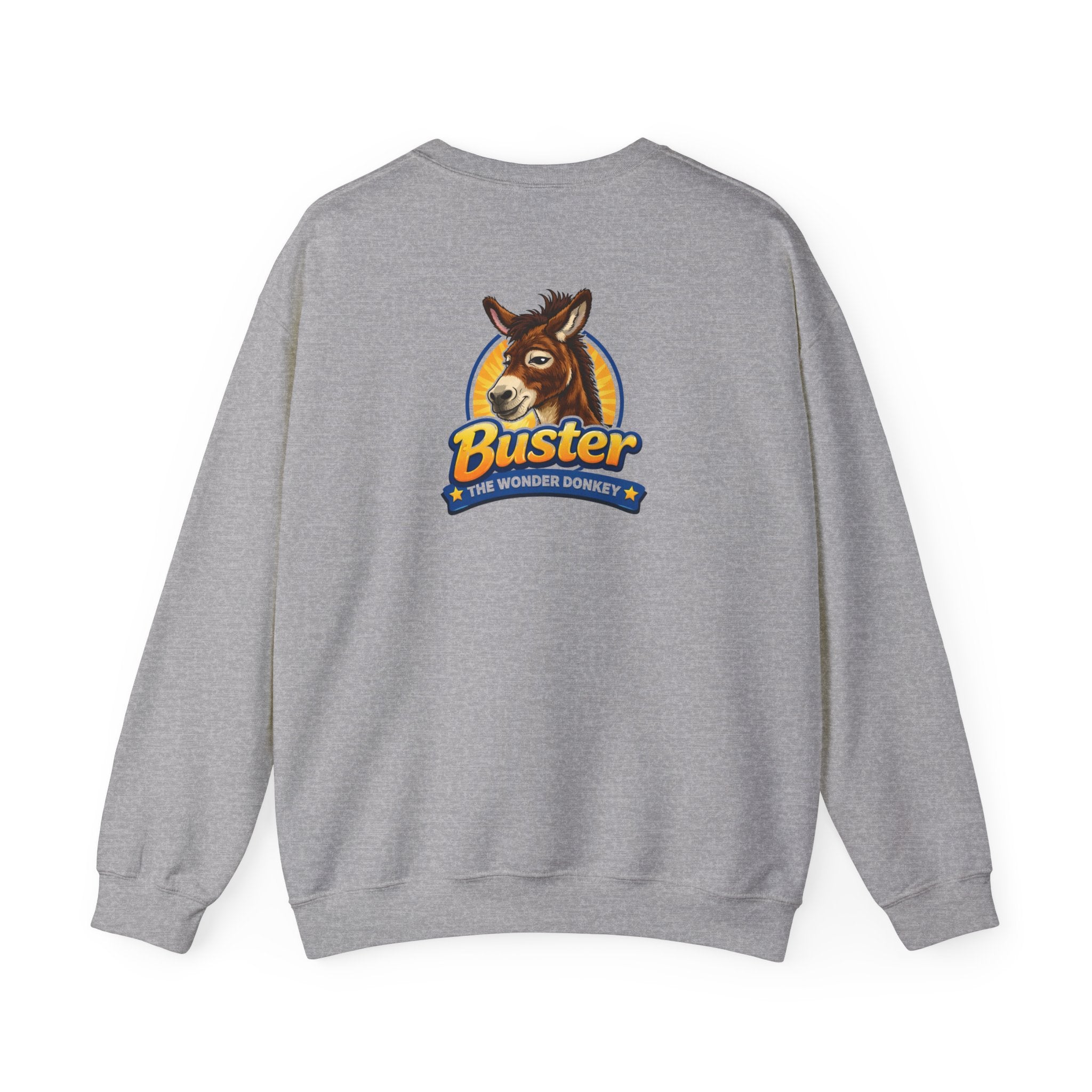 Buster the wonder donkey Logo Crewneck Sweatshirt