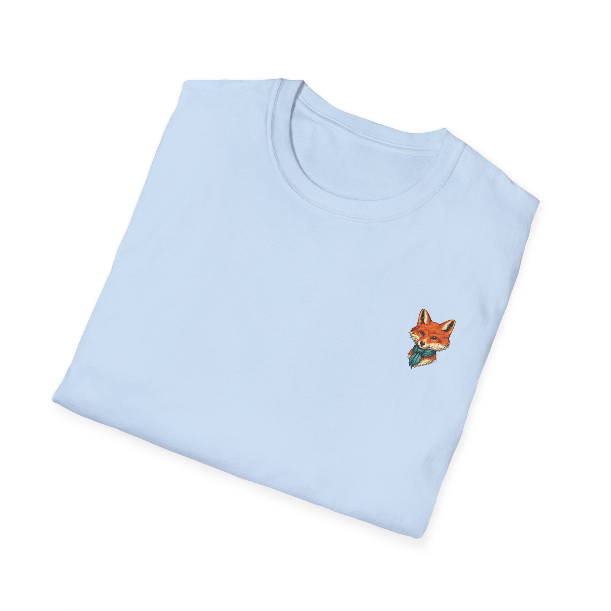Fox Crest T-Shirt — Vintage Gentleman Fox Back Print