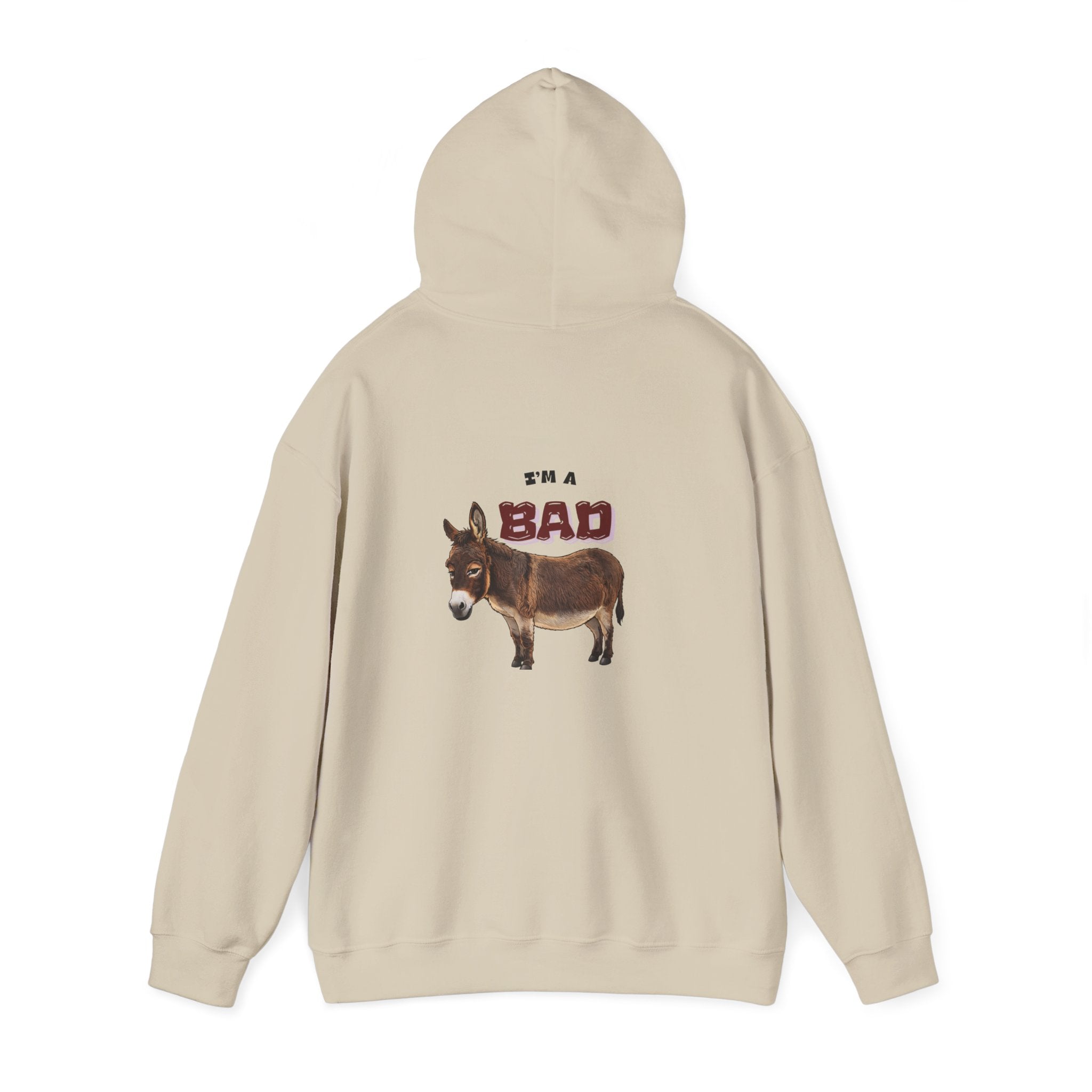Bad Donkey Hoodie — Cute Donkey Graphic Pullover