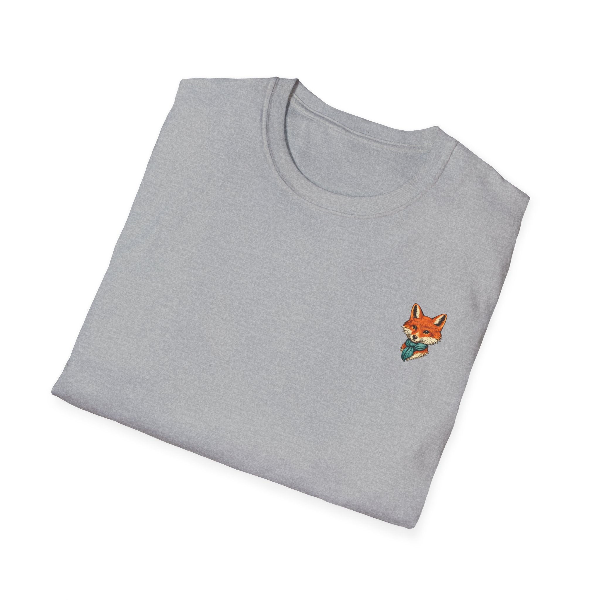 Fox Crest T-Shirt — Vintage Gentleman Fox Back Print